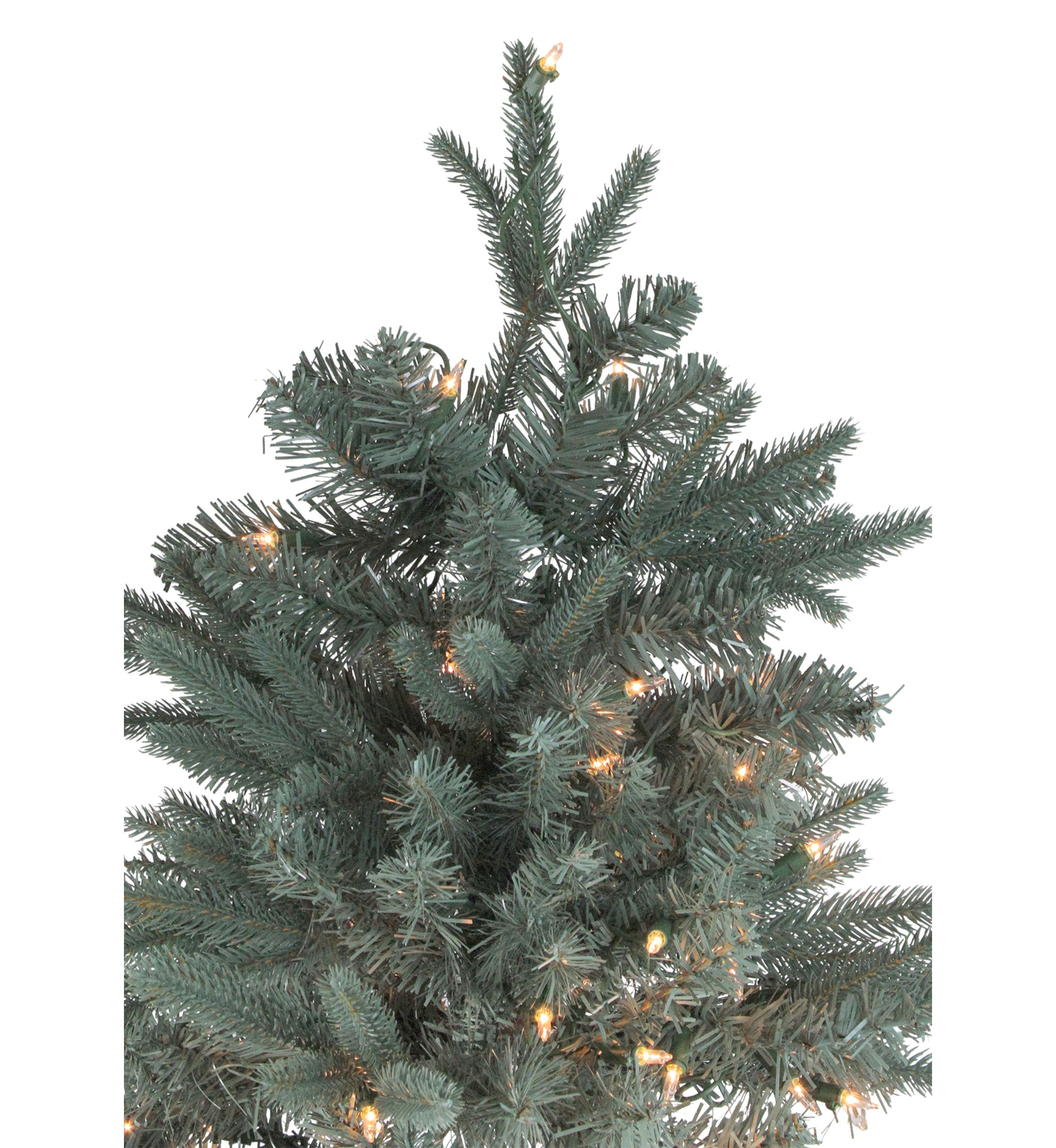 9 Pre-Lit Slim Washington Frasier Fir Artificial Christmas Tree - Clear Lights