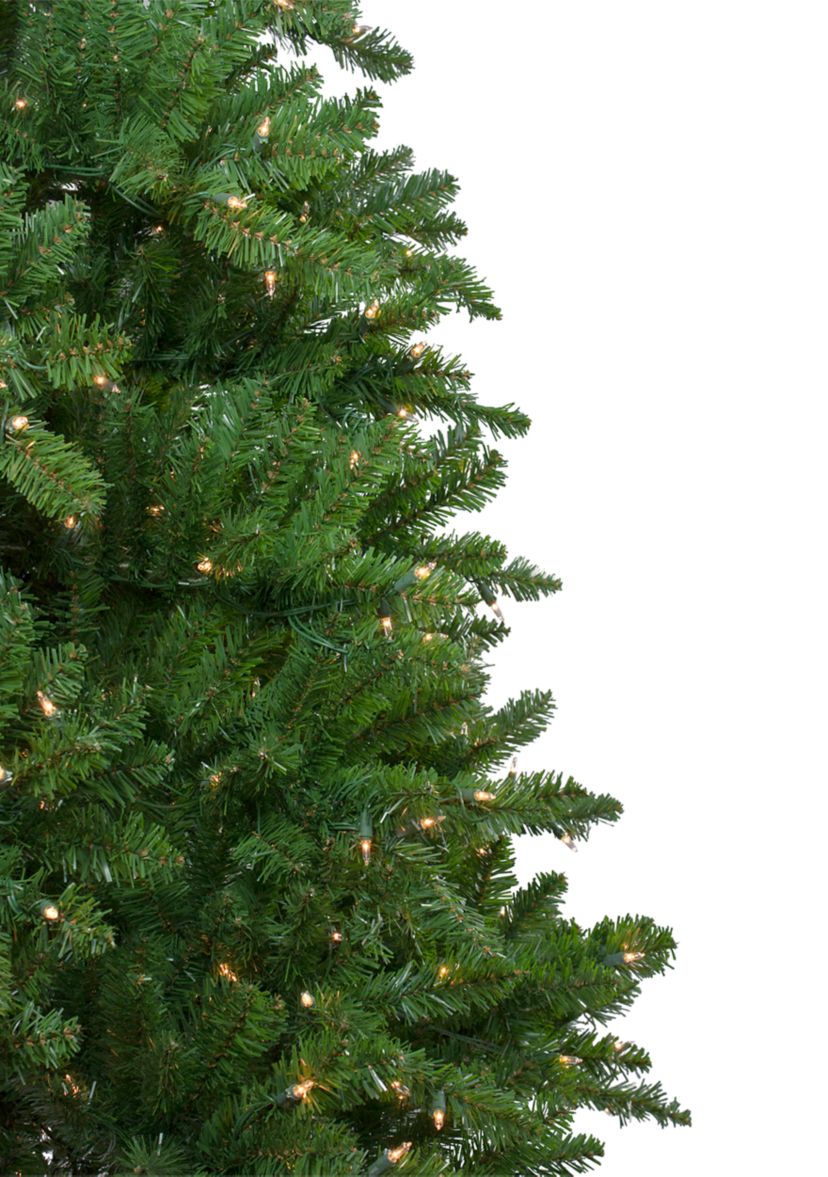 14 Pre-Lit Eastern Pine Slim Artificial Christmas Tree - Clear Lights