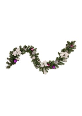 Northlight 6' Glittered Pastel Colored Candy Christmas Garland