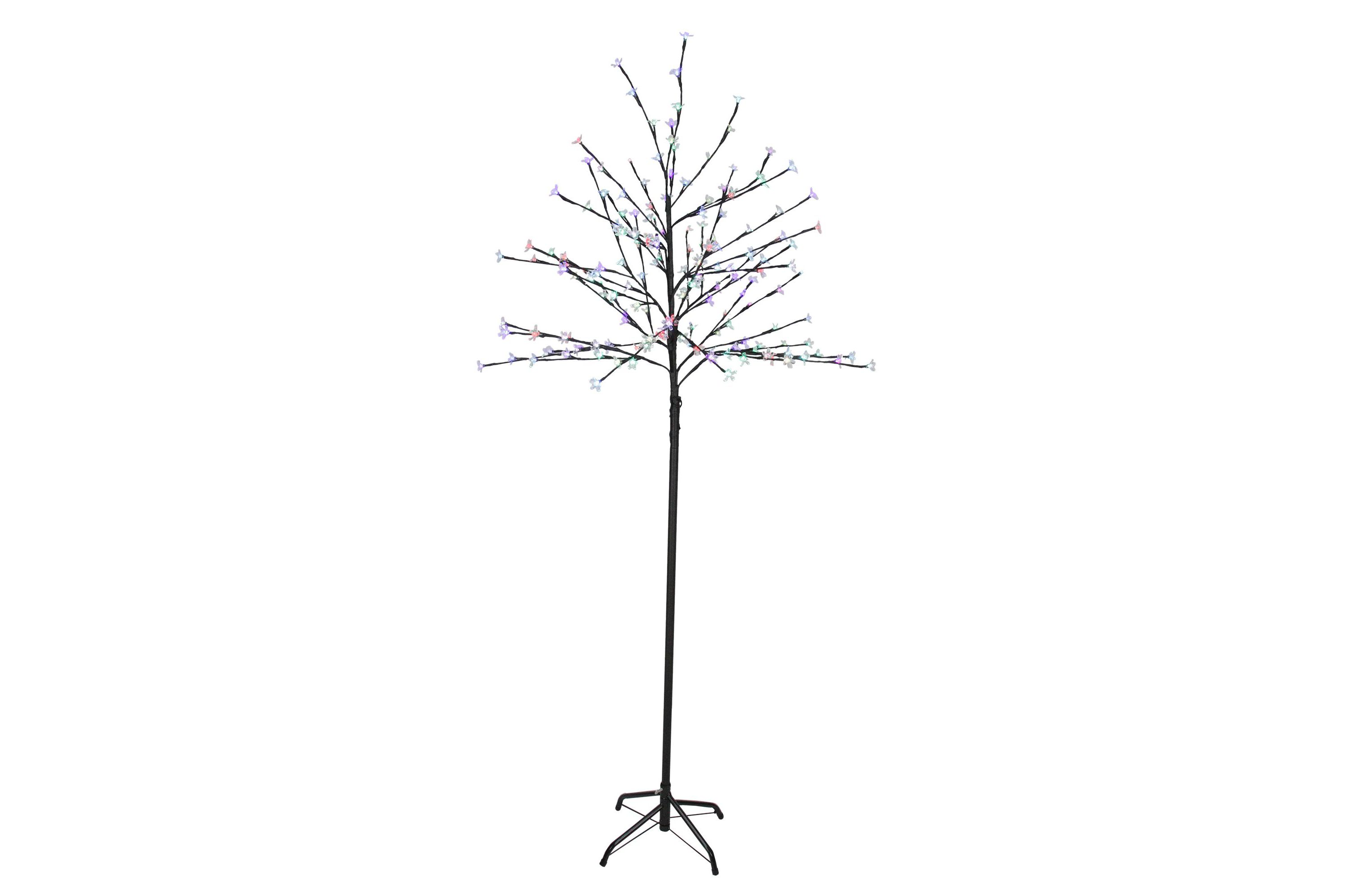 6 LED Lighted Cherry Blossom Flower Tree - Color Changing Lights