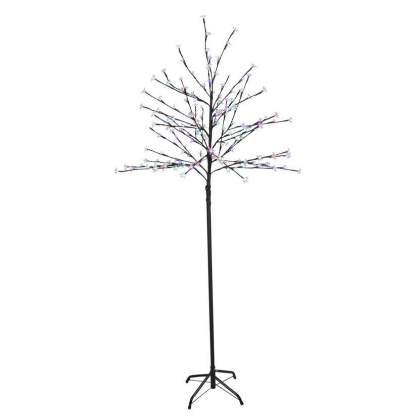 6 LED Lighted Cherry Blossom Flower Tree - Color Changing Lights