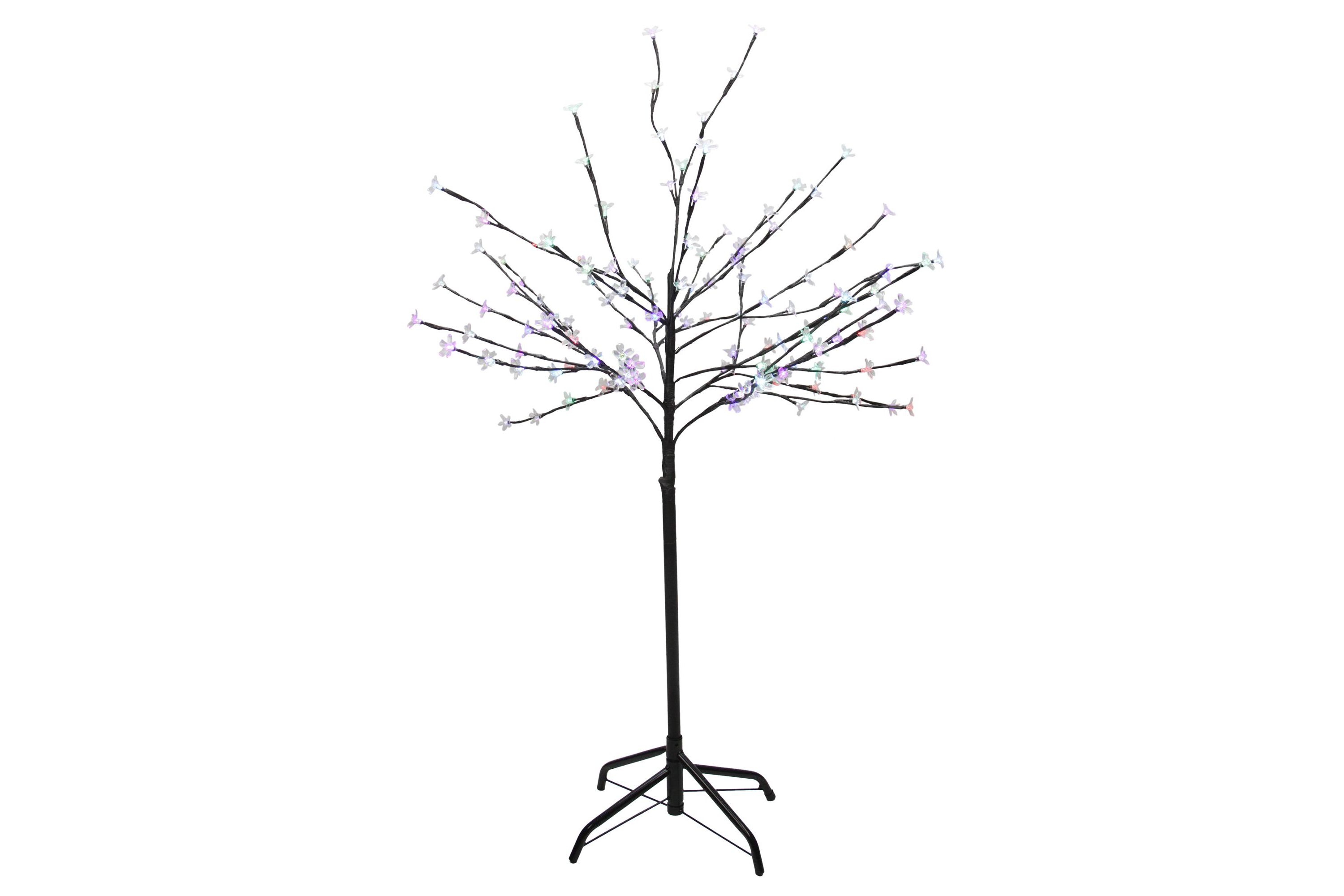 4 LED Lighted Cherry Blossom Flower Tree - Color Changing Lights