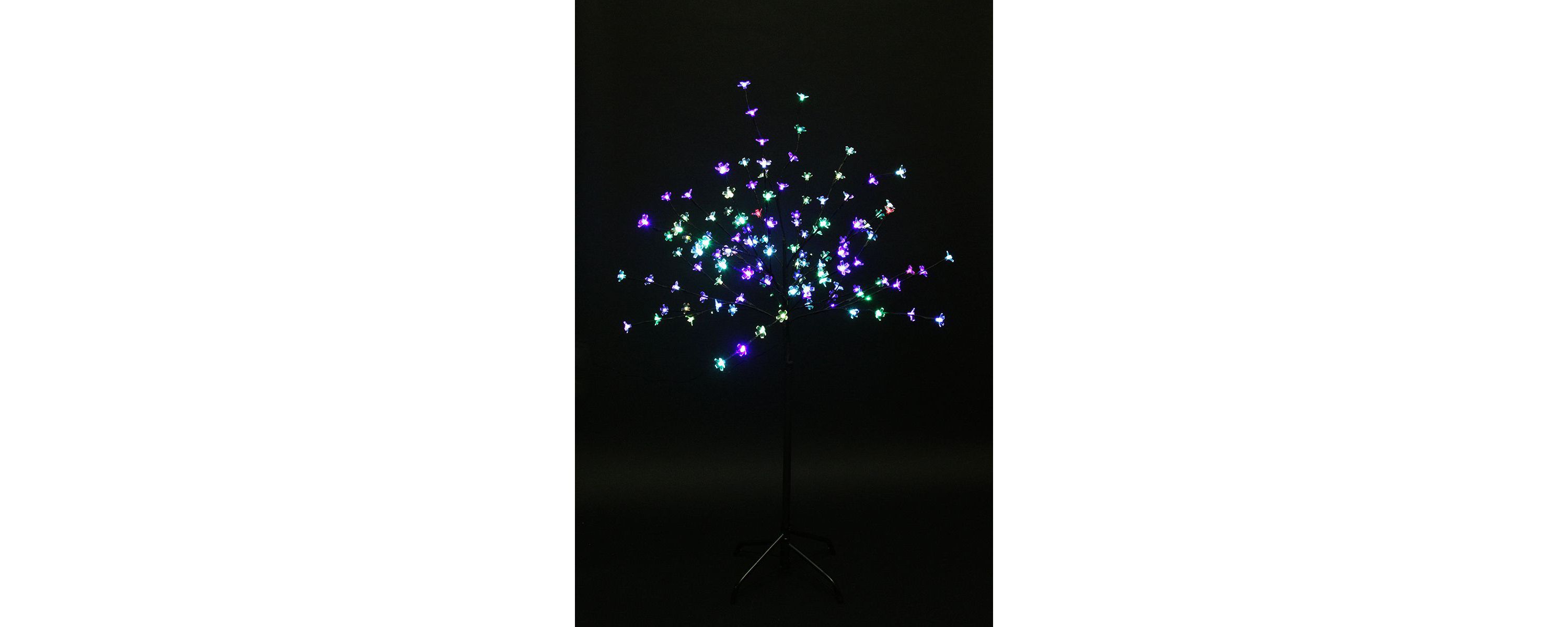 4 LED Lighted Cherry Blossom Flower Tree - Color Changing Lights