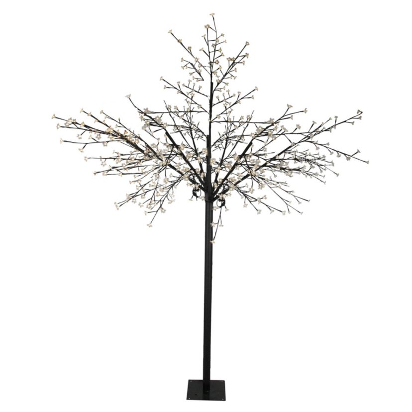 8 Multi-Function LED Lighted Cherry Blossom Flower Tree - Warm White Lights