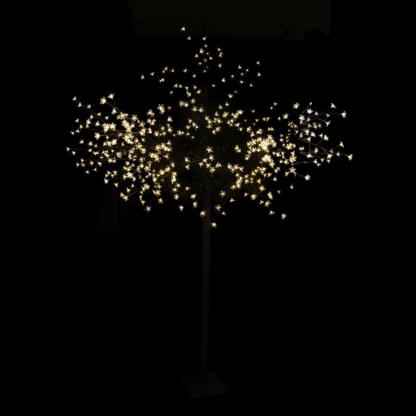 8 Multi-Function LED Lighted Cherry Blossom Flower Tree - Warm White Lights