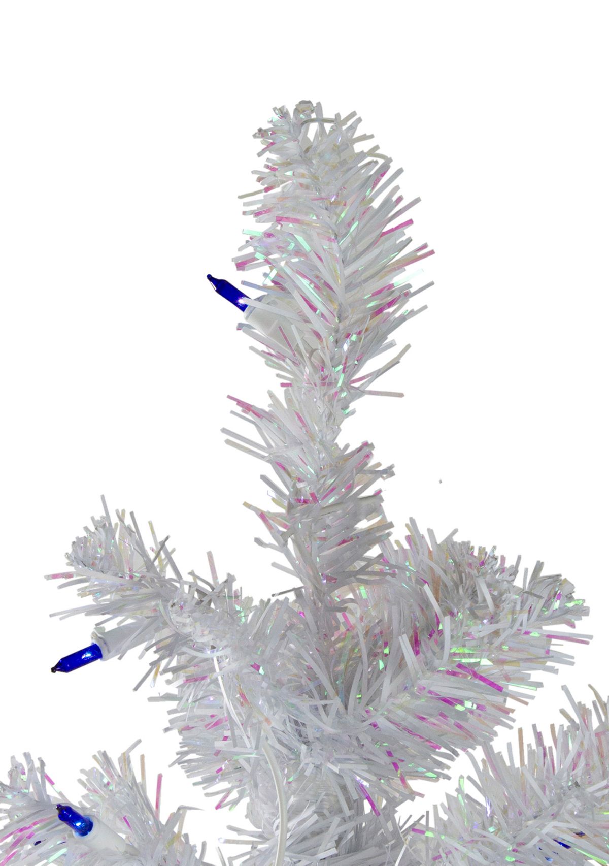 4 Pre-Lit Medium Pine Artificial Christmas Tree - Blue Lights