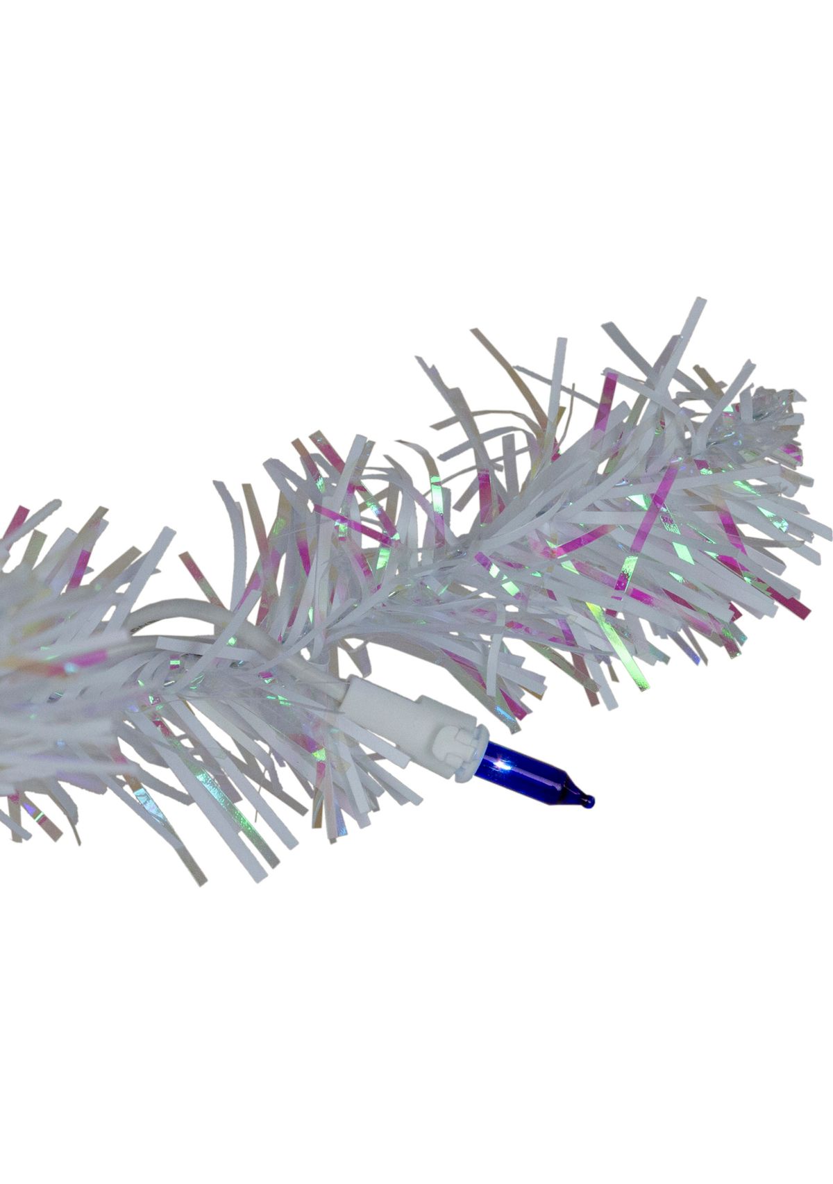 4 Pre-Lit Medium Pine Artificial Christmas Tree - Blue Lights