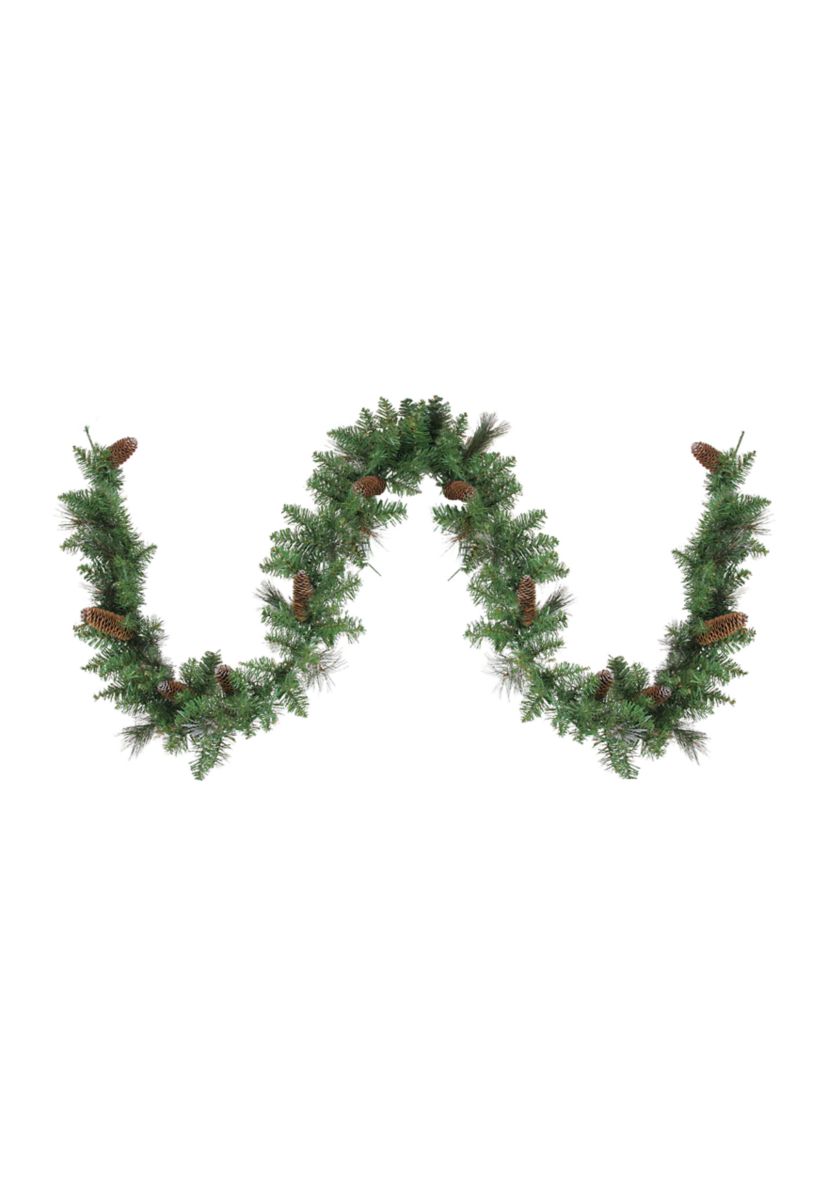 9 x 10Inch Yorkville Pine Artificial Christmas Garland - Unlit