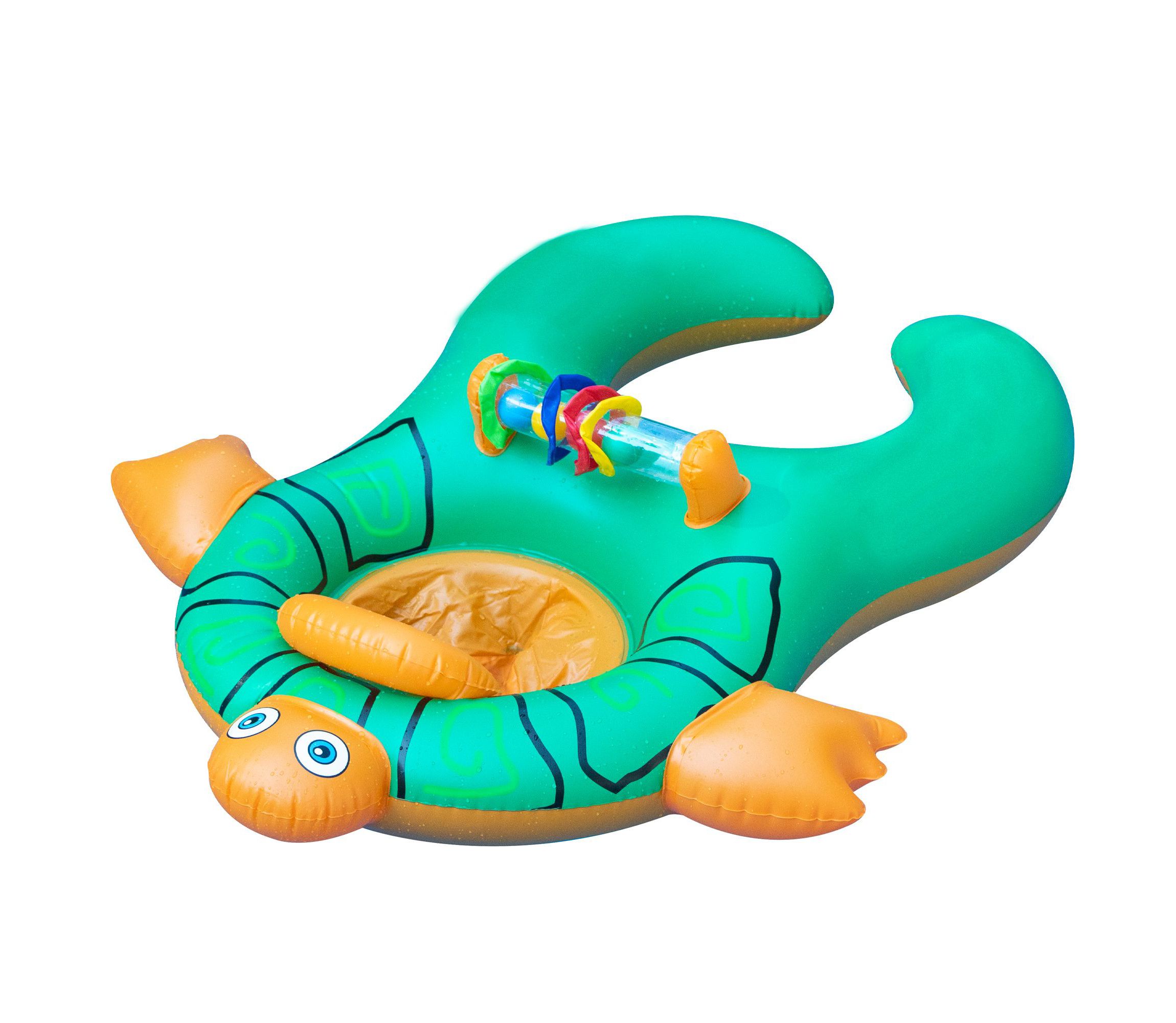 40" Inflatable Turtle Baby and Mom Swimming Pool Seat
