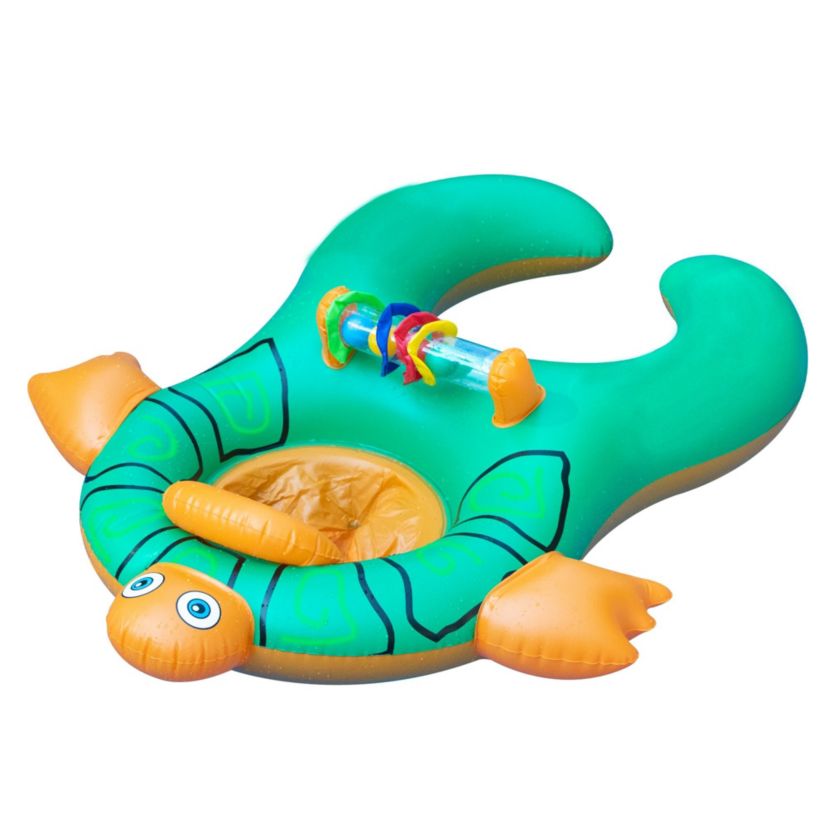 40" Inflatable Turtle Baby and Mom Swimming Pool Seat