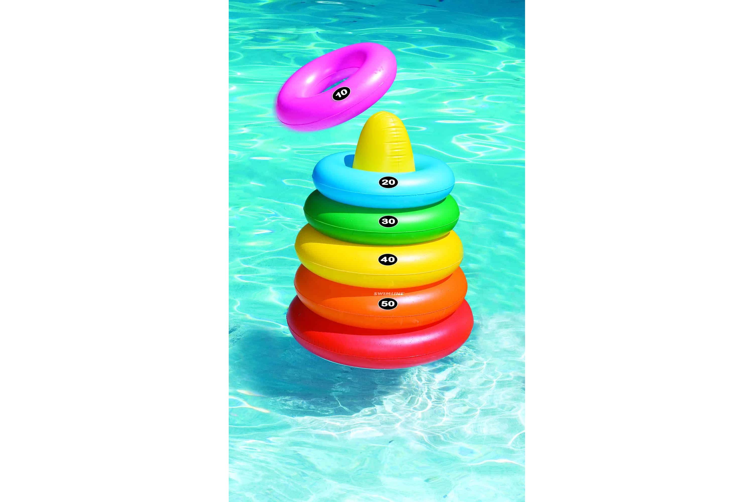 Swim Central Inflatable Giant Ring Toss Target Swimming Pool Game - 54 ...