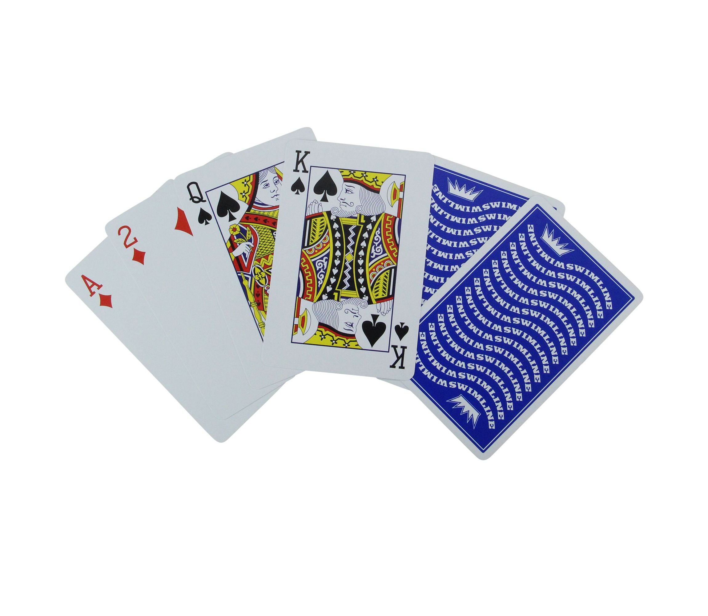 3.5" Blue Waterproof Swimming Pool Deck of Playing Cards