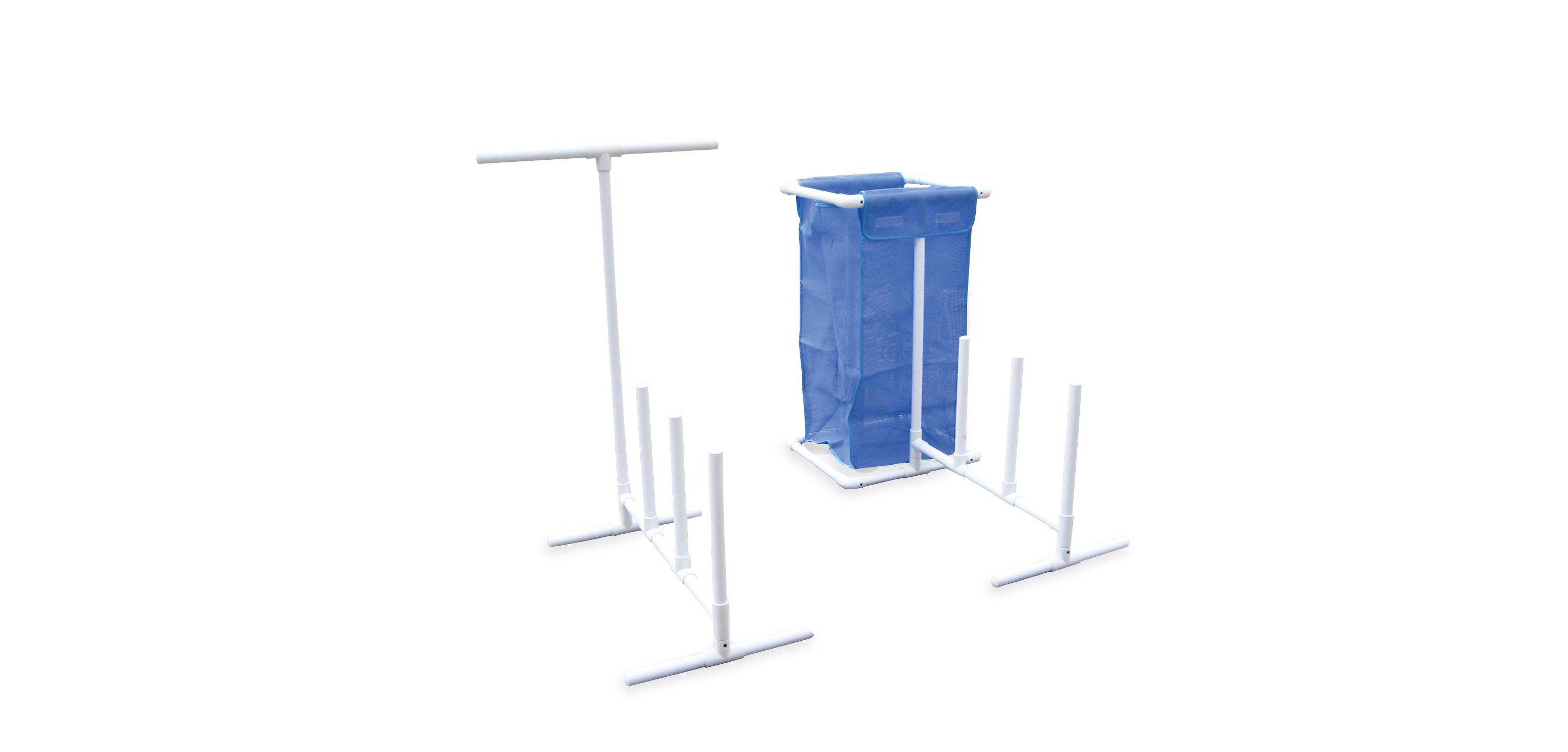 37-Inch HydroTools Blue And White Poolside Accessories Organizer