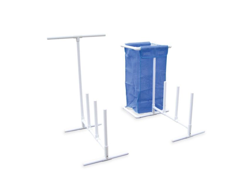 37-Inch HydroTools Blue And White Poolside Accessories Organizer