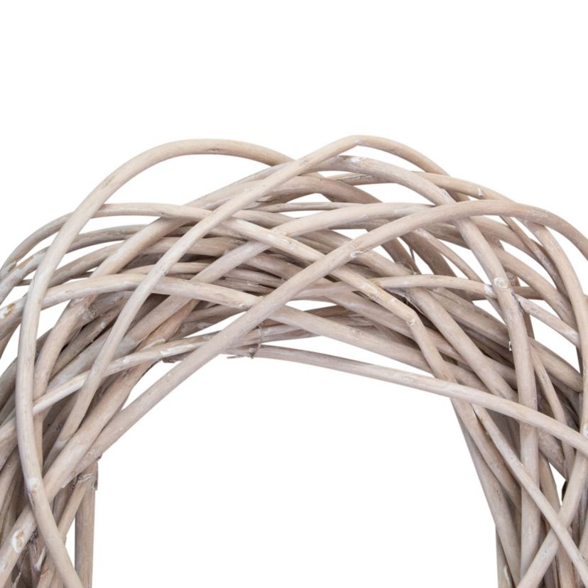 Natural Weeping Willow Spring Twig Wreath  12-Inch  Unlit