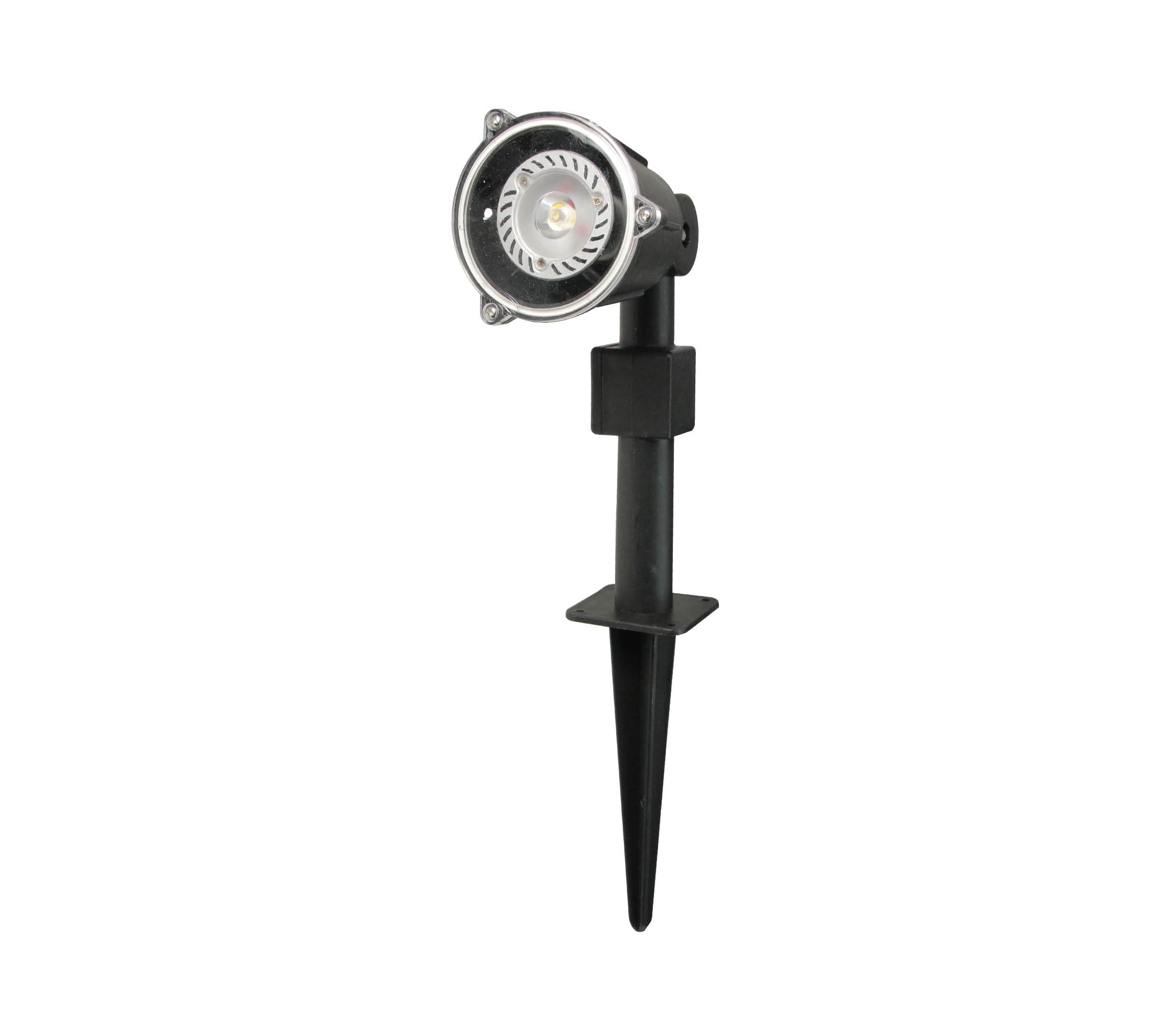 Set of 3 Eco-Friendly Warm White LED Garden Spotlights