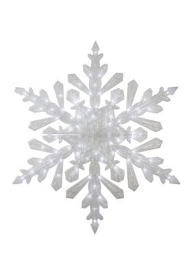 47Inch LED Lighted Twinkling Cool White Snowflake Christmas Outdoor Decoration
