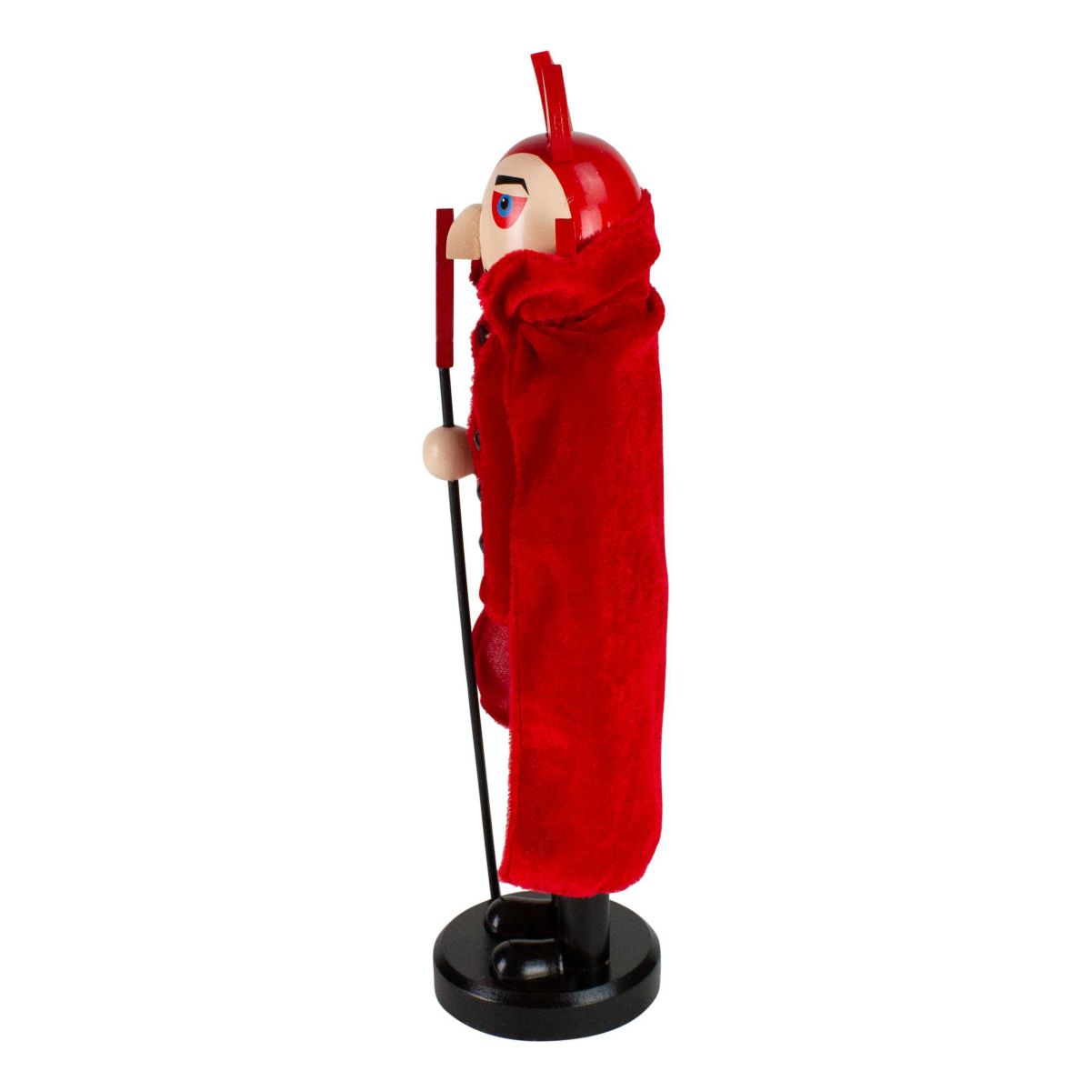 14" Red and Black Devil Holding Pitch Fork Halloween Nutcracker