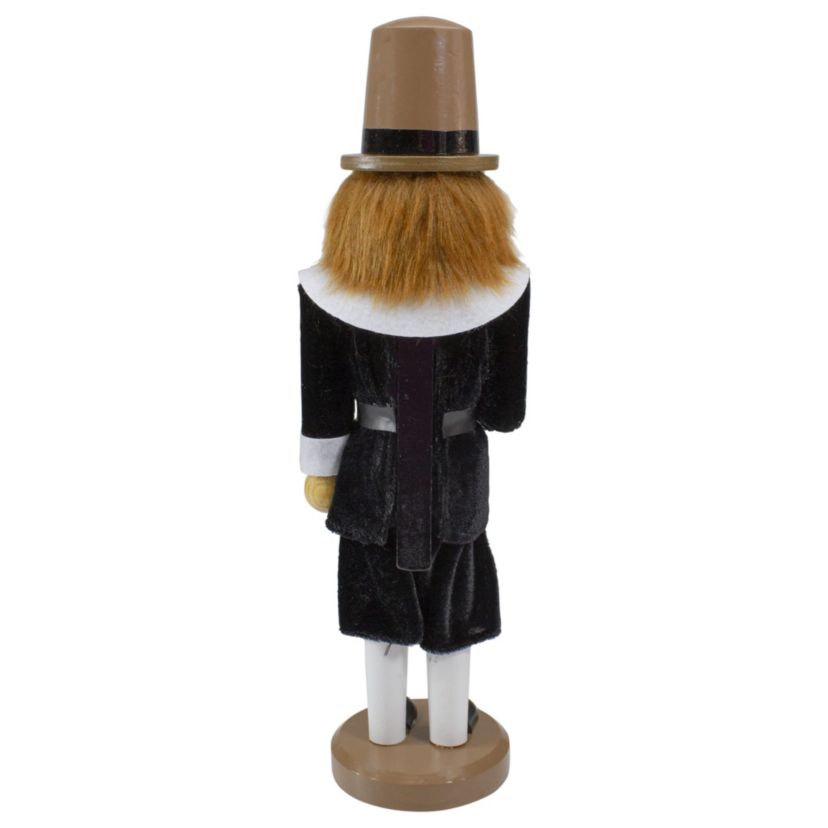 14-Inch Pilgrim Man Wooden Fall Harvest Thanksgiving Nutcracker