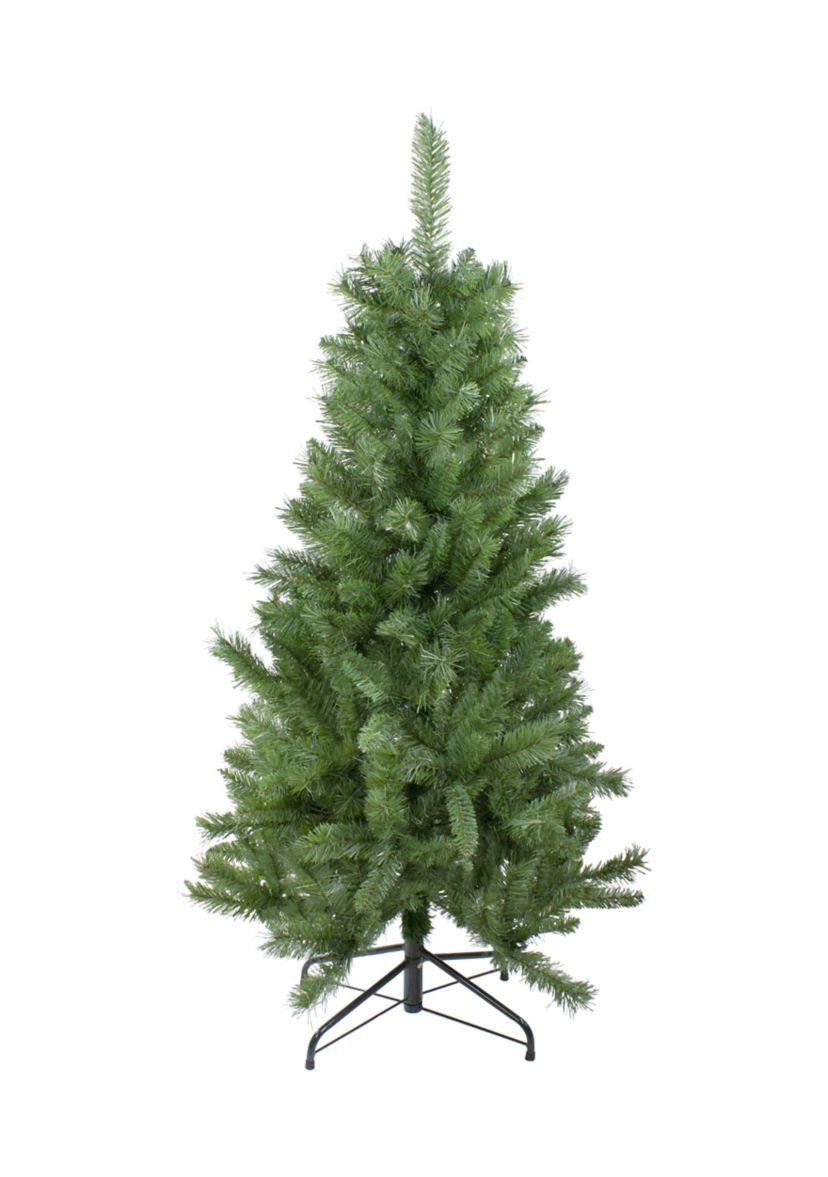 4.5 x 28" Slim Mixed Pine Artificial Christmas Tree - Unlit