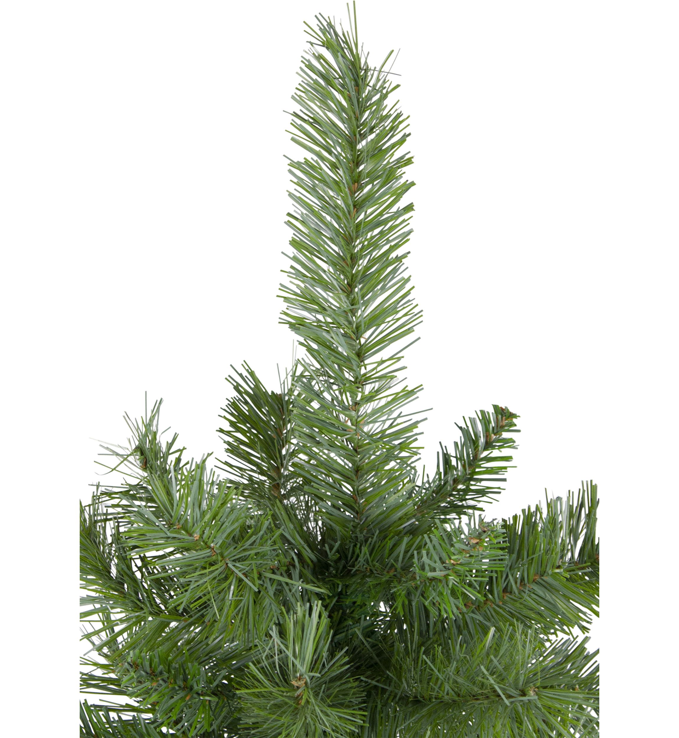 4.5 x 28" Slim Mixed Pine Artificial Christmas Tree - Unlit