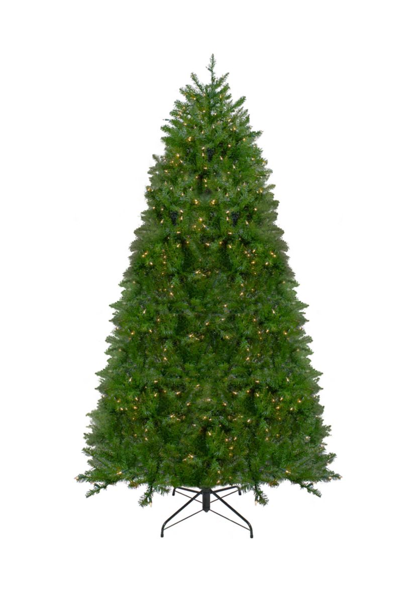 14 Pre-Lit Northern Pine Full Artificial Christmas Tree - Warm White LED Lights