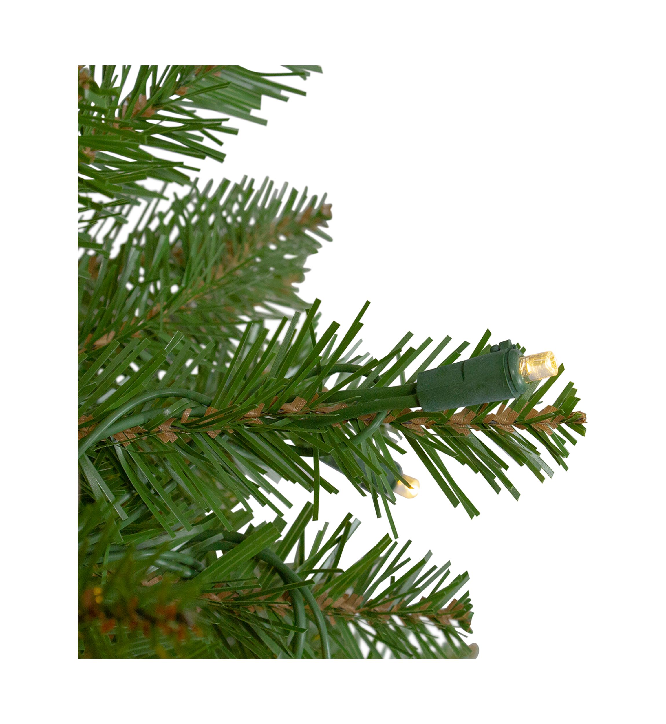 14 Pre-Lit Northern Pine Full Artificial Christmas Tree - Warm White LED Lights