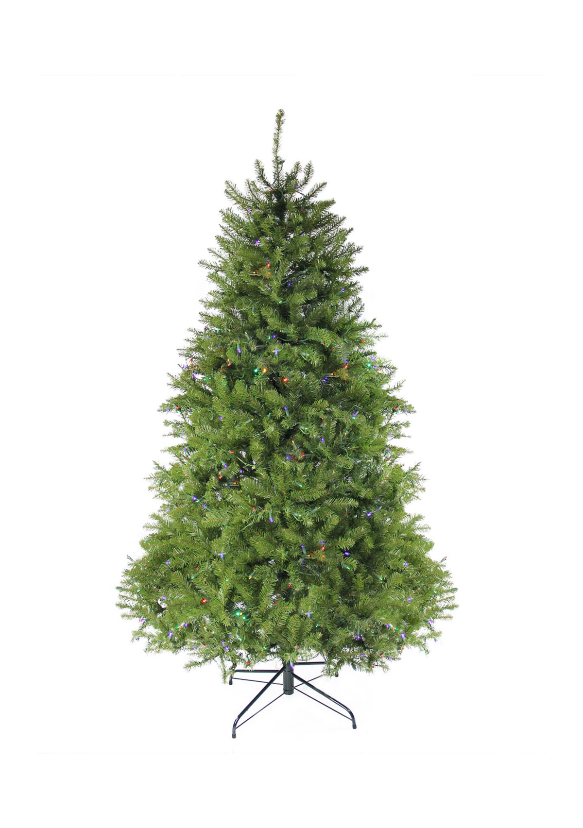 7.5 Pre-Lit Full Northern Pine Artificial Christmas Tree - Multicolor LED Lights