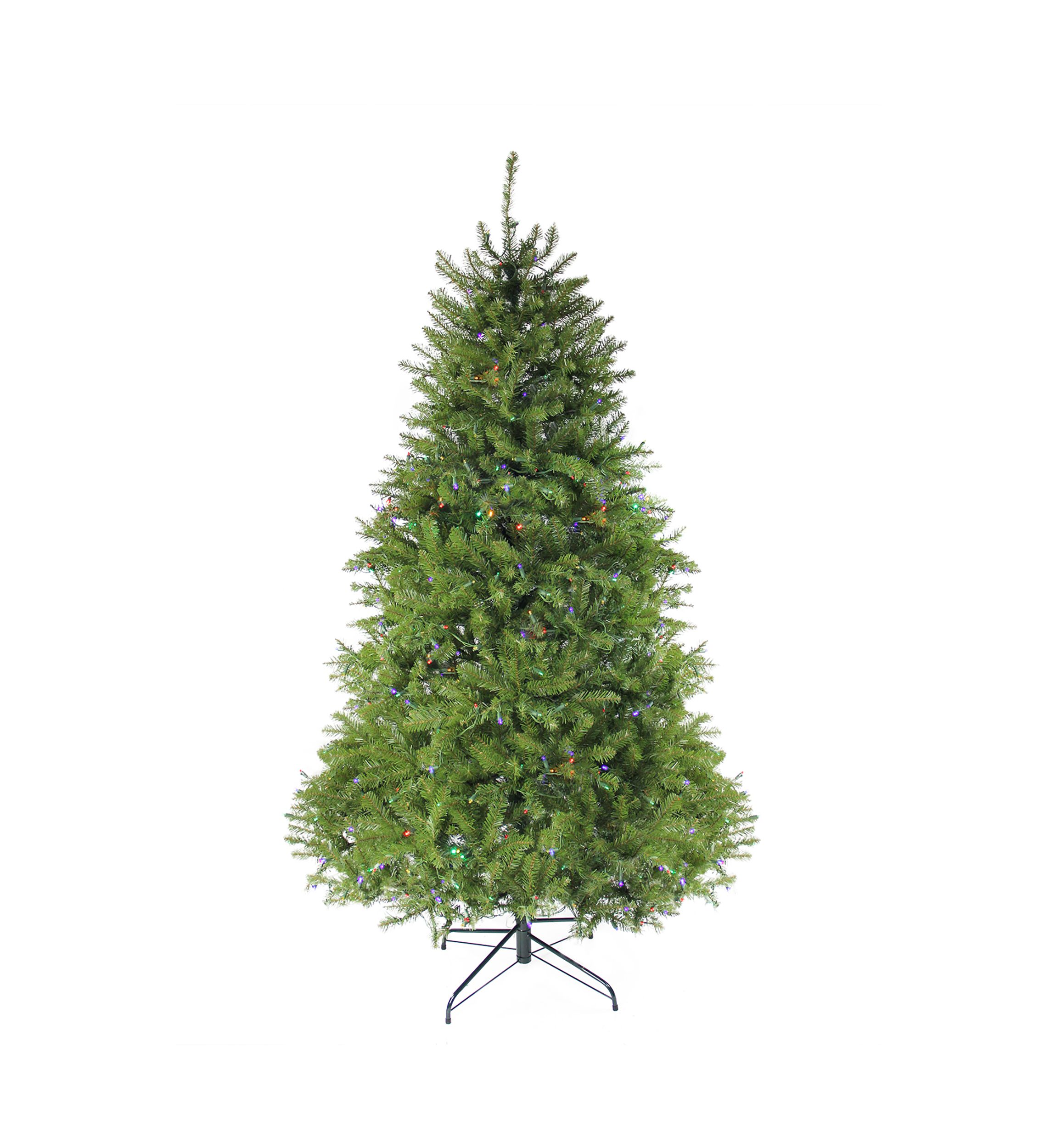 6.5 Pre-Lit Northern Pine Full Artificial Christmas Tree - Multi-Color LED Lights