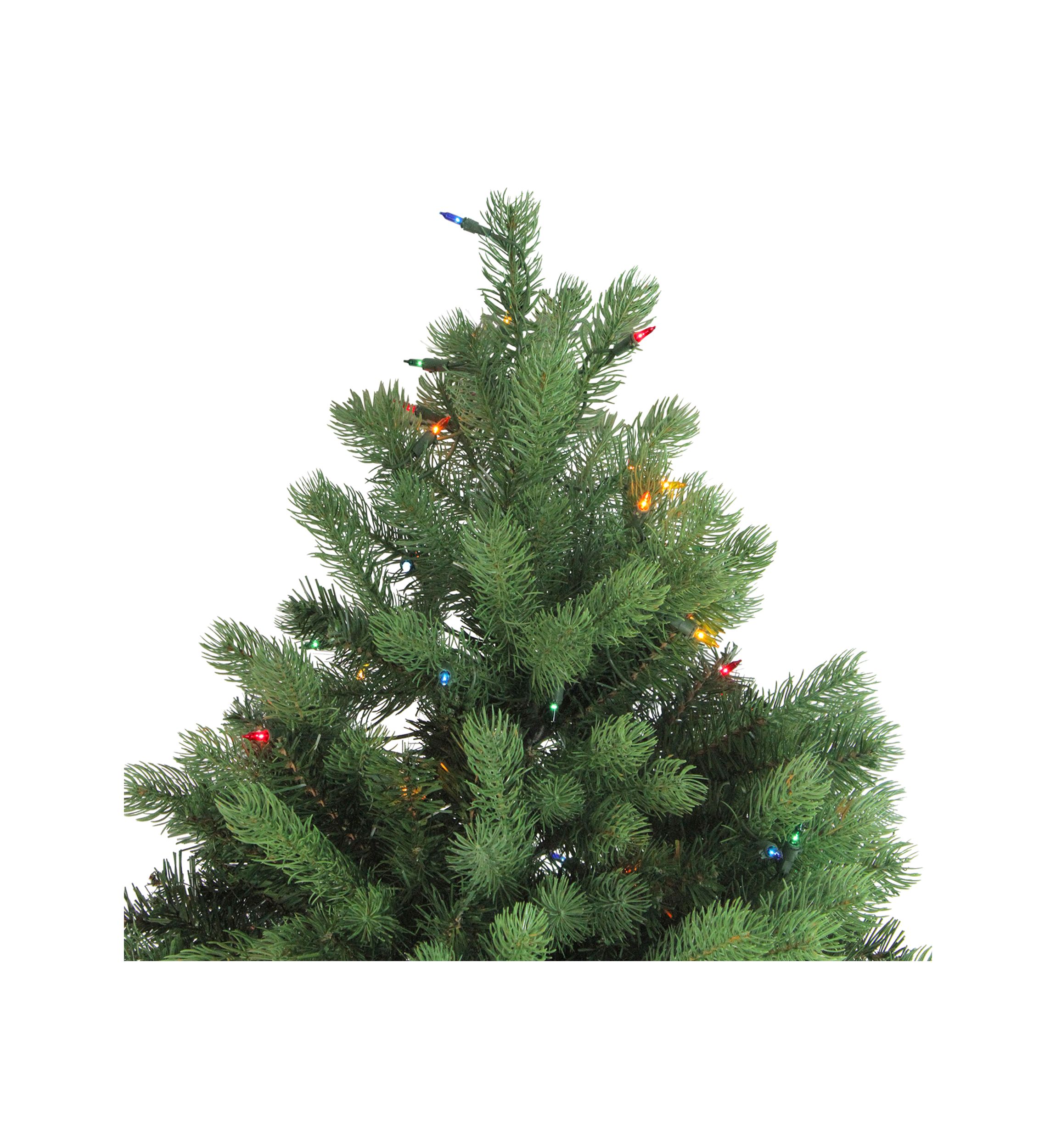 7.5 Pre-Lit Noble Fir Full Artificial Christmas Tree - Multi-Color Lights