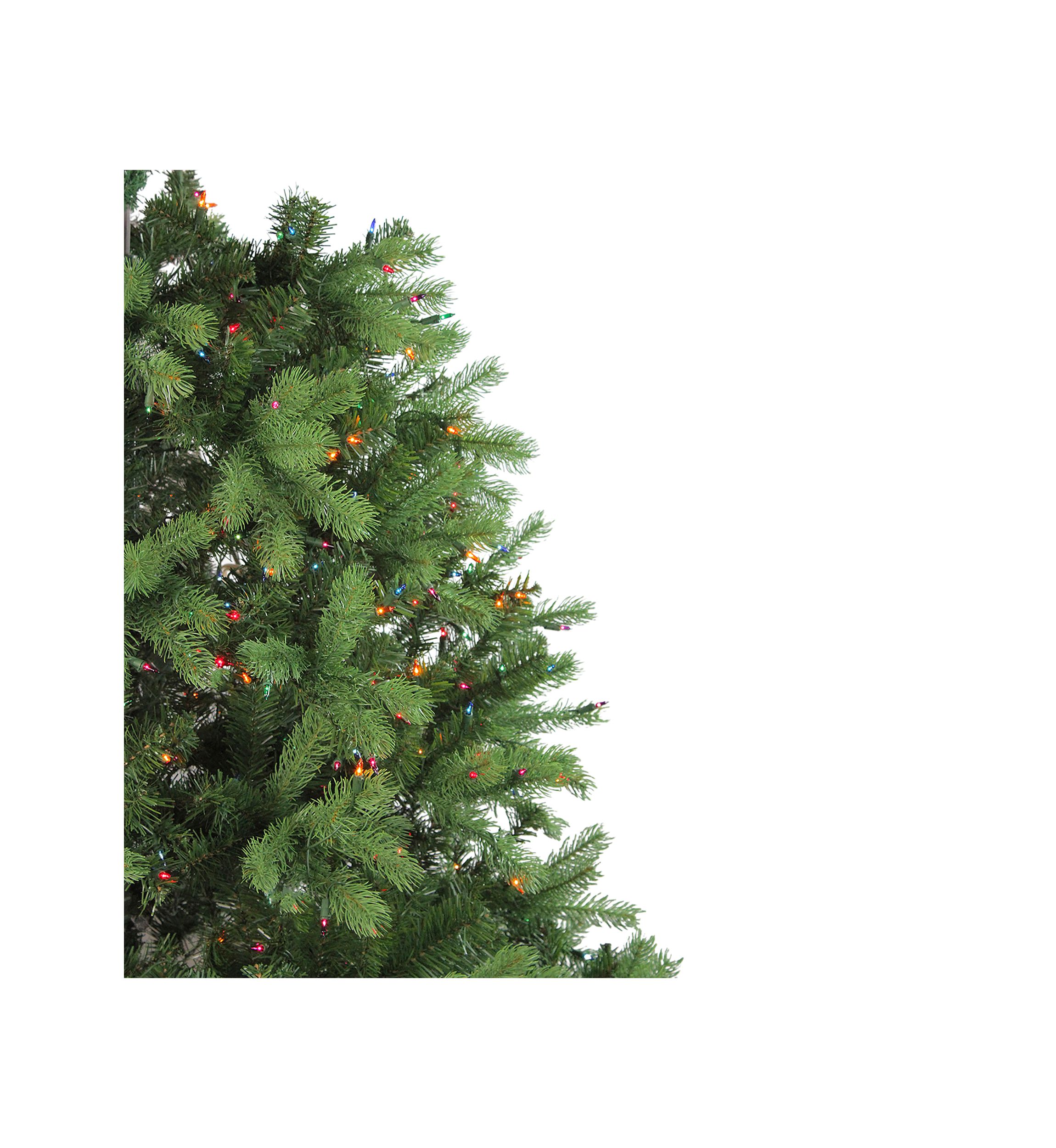 7.5 Pre-Lit Noble Fir Full Artificial Christmas Tree - Multi-Color Lights