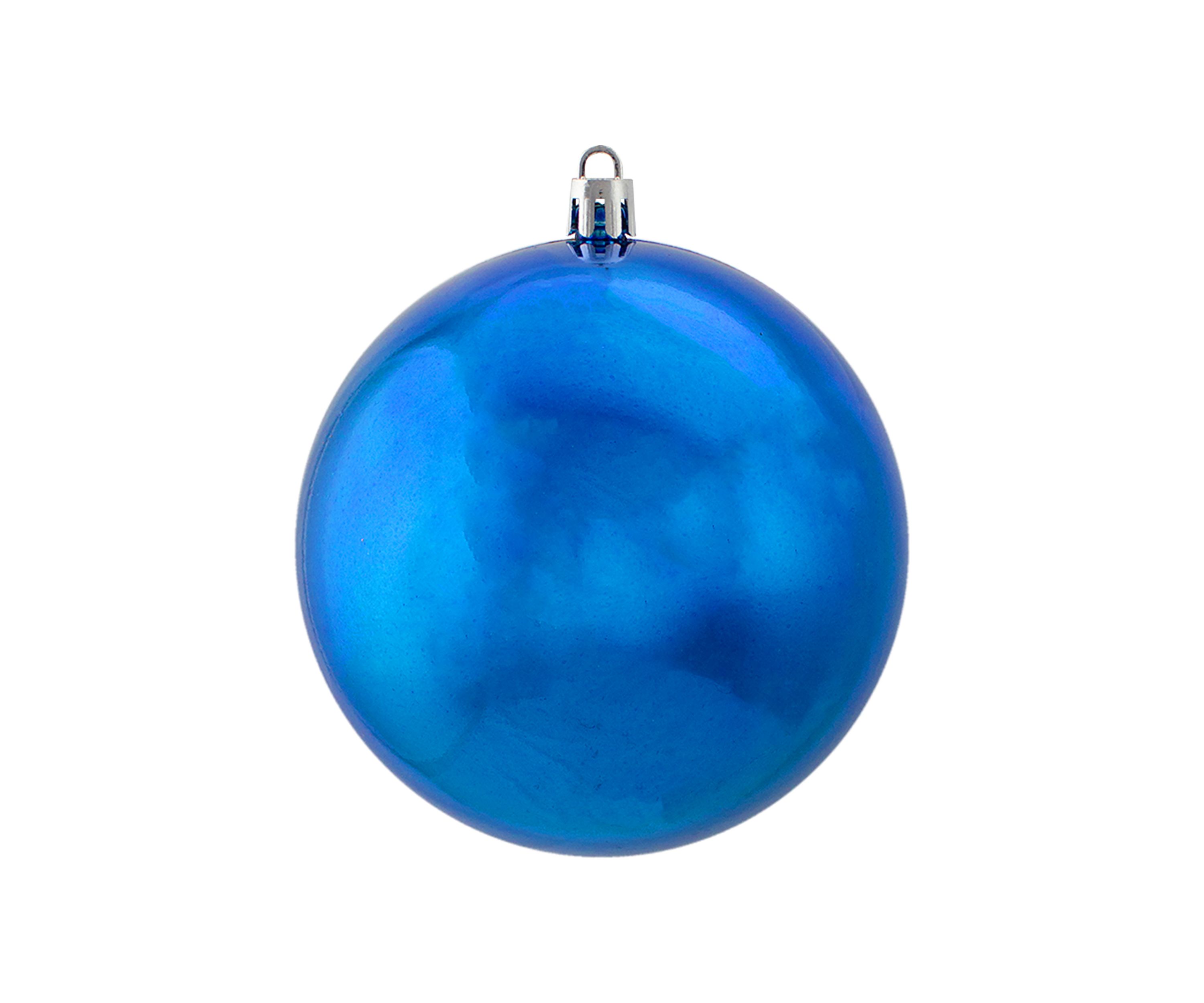 12ct Lavish Blue Shatterproof Christmas Ball Ornaments 4Inch (100mm)