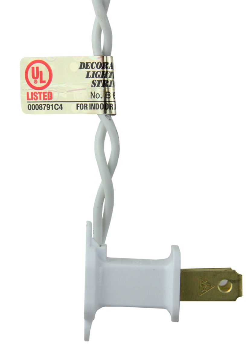 300 Clear Mini Icicle Christmas Lights - 8.5 White Wire