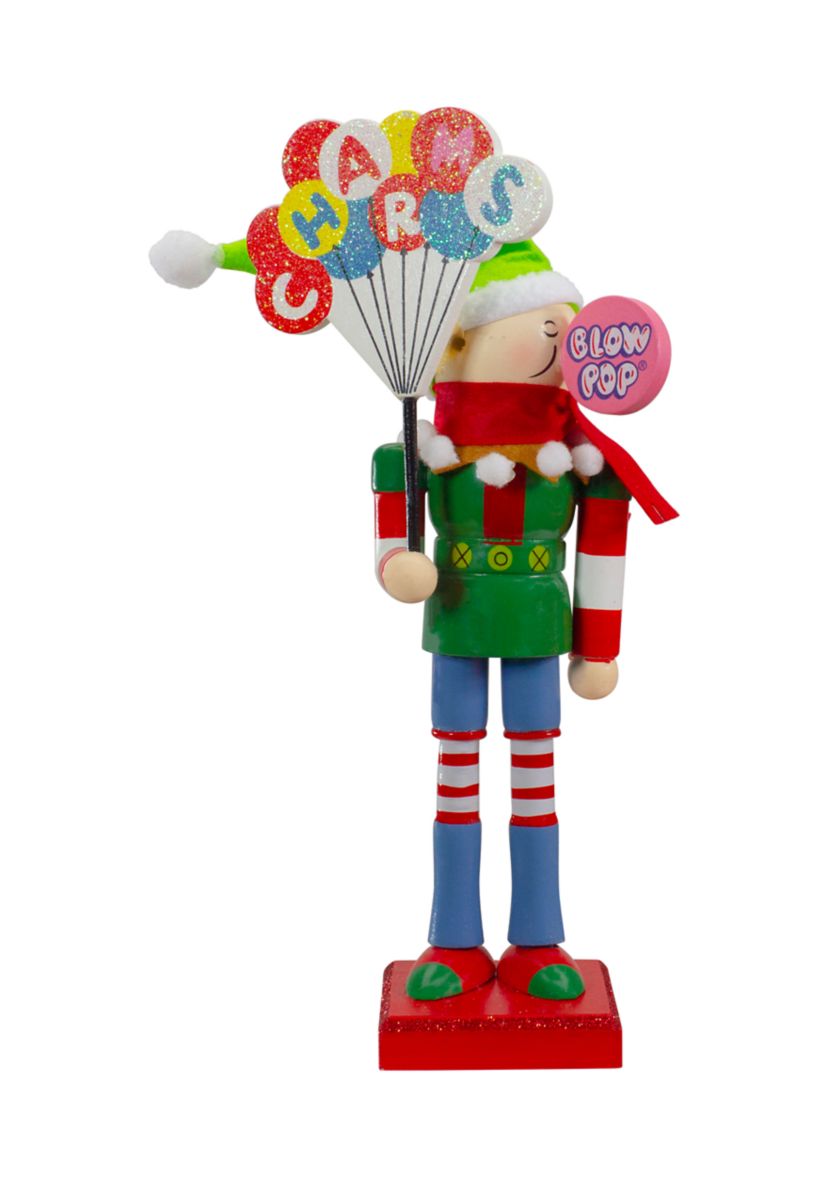 11Inch Tootsie Roll Charms Blow Pop Wooden Christmas Elf Figure