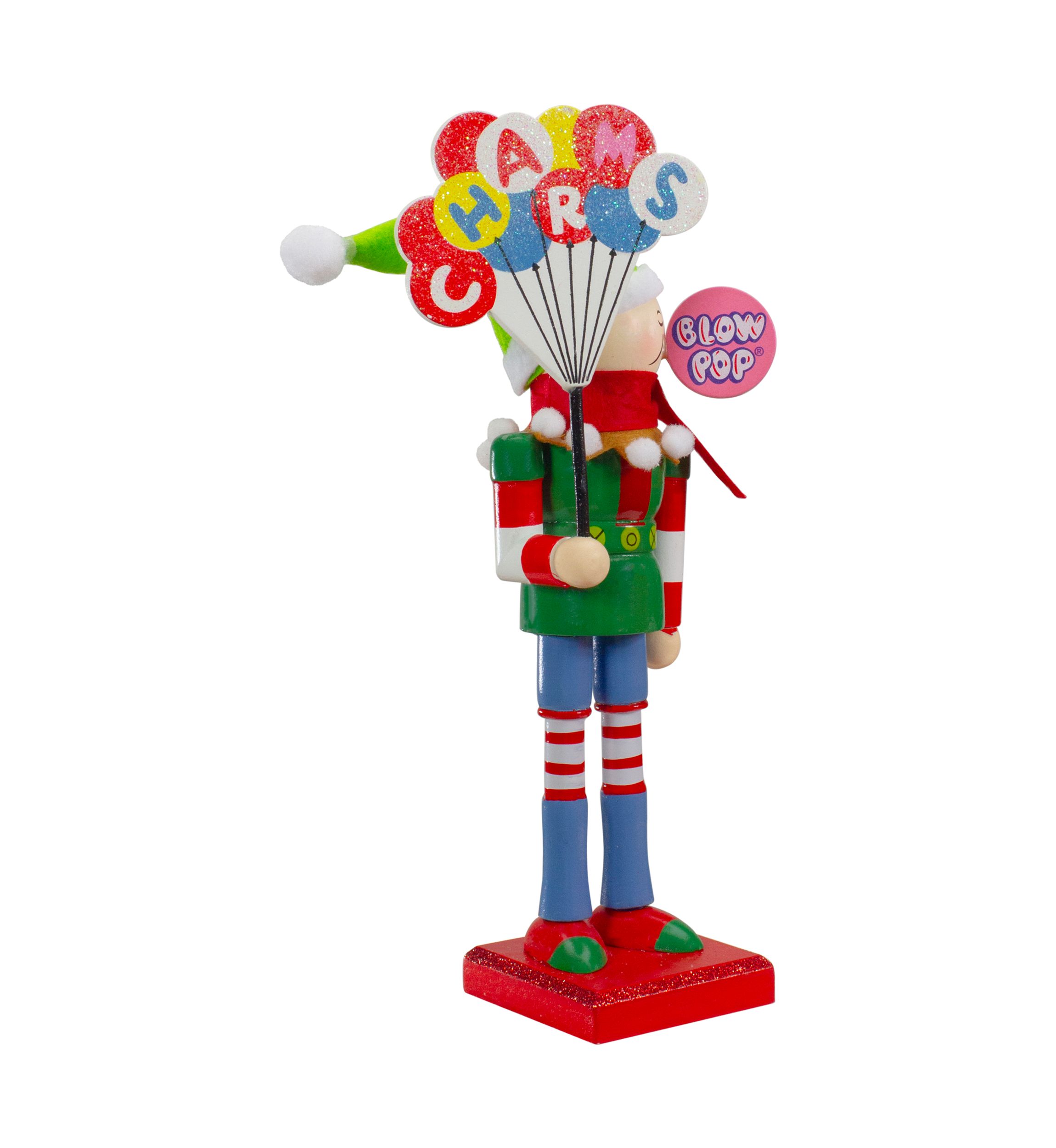11Inch Tootsie Roll Charms Blow Pop Wooden Christmas Elf Figure
