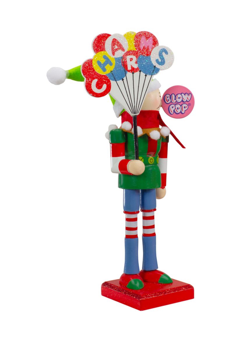 11Inch Tootsie Roll Charms Blow Pop Wooden Christmas Elf Figure