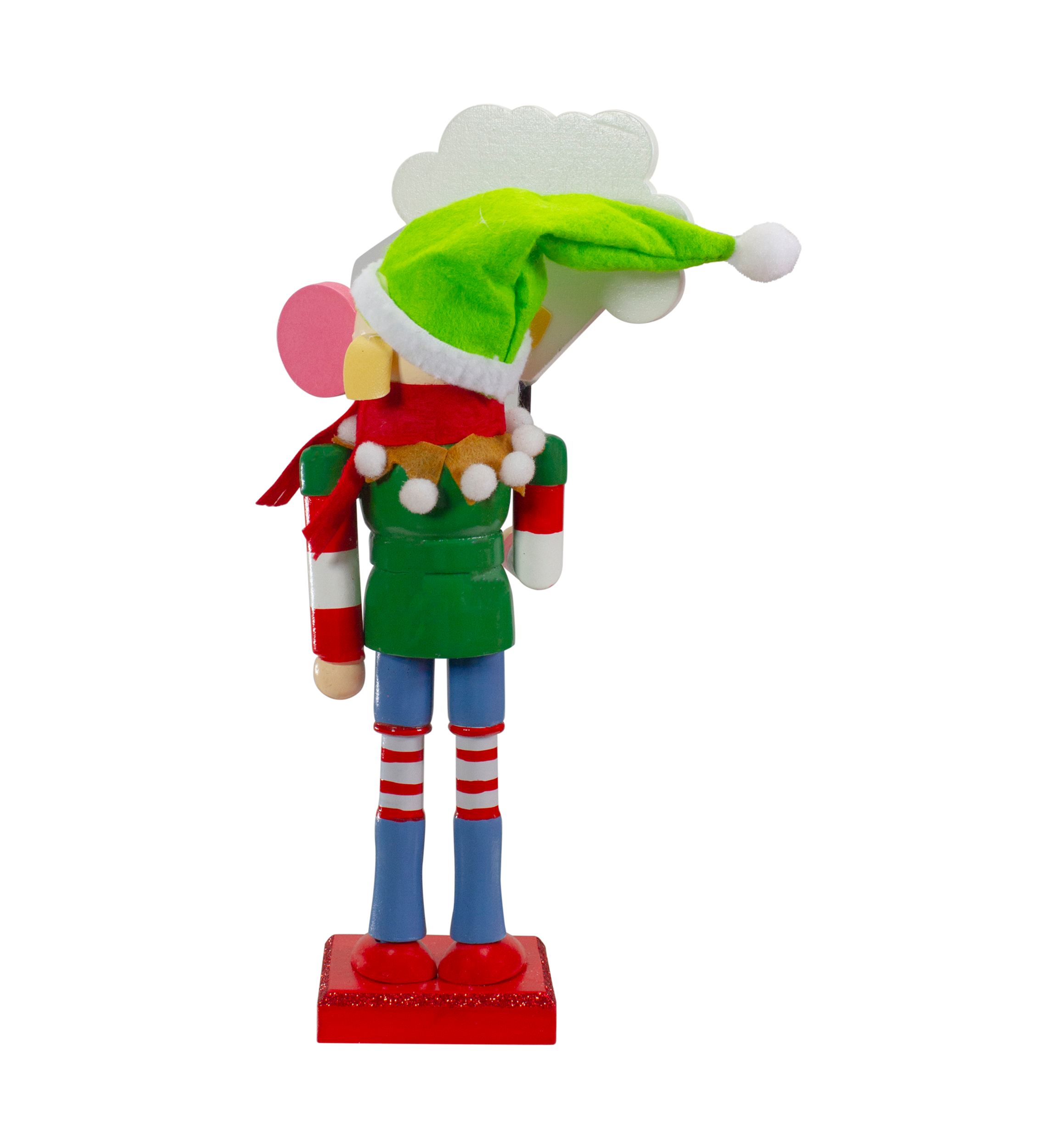 11Inch Tootsie Roll Charms Blow Pop Wooden Christmas Elf Figure