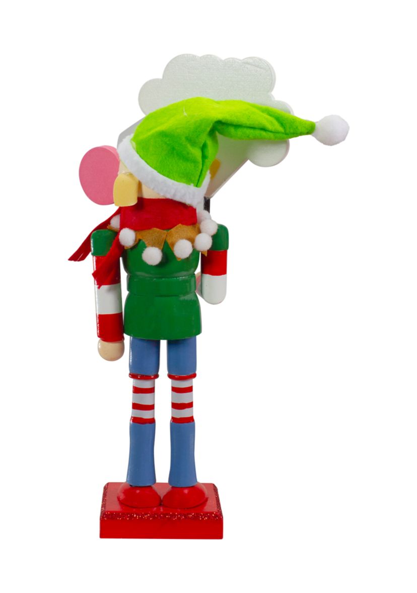 11Inch Tootsie Roll Charms Blow Pop Wooden Christmas Elf Figure