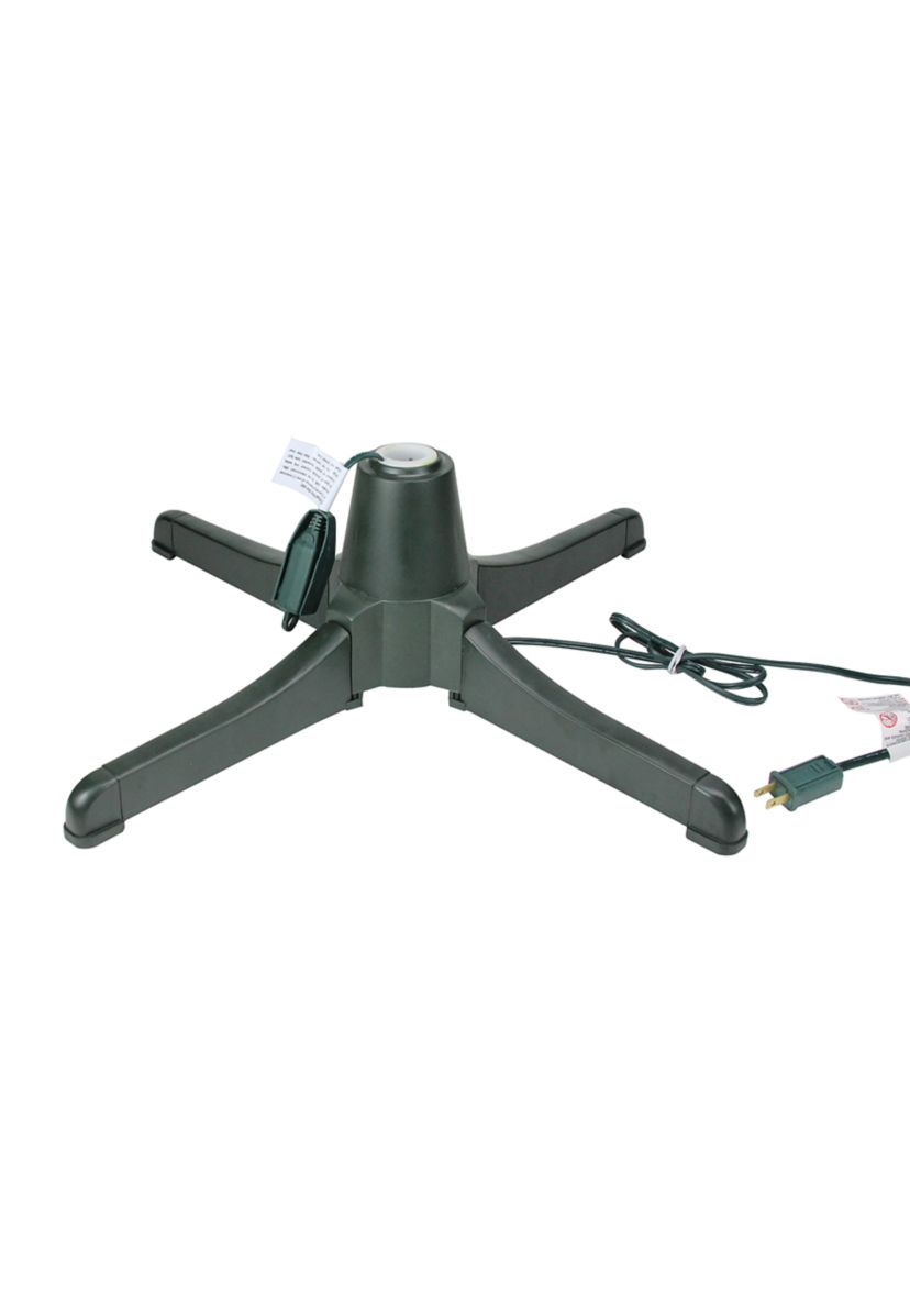 24" Green 360 Degree Rotating Christmas Tree Stand for 7.5 Artificial Trees