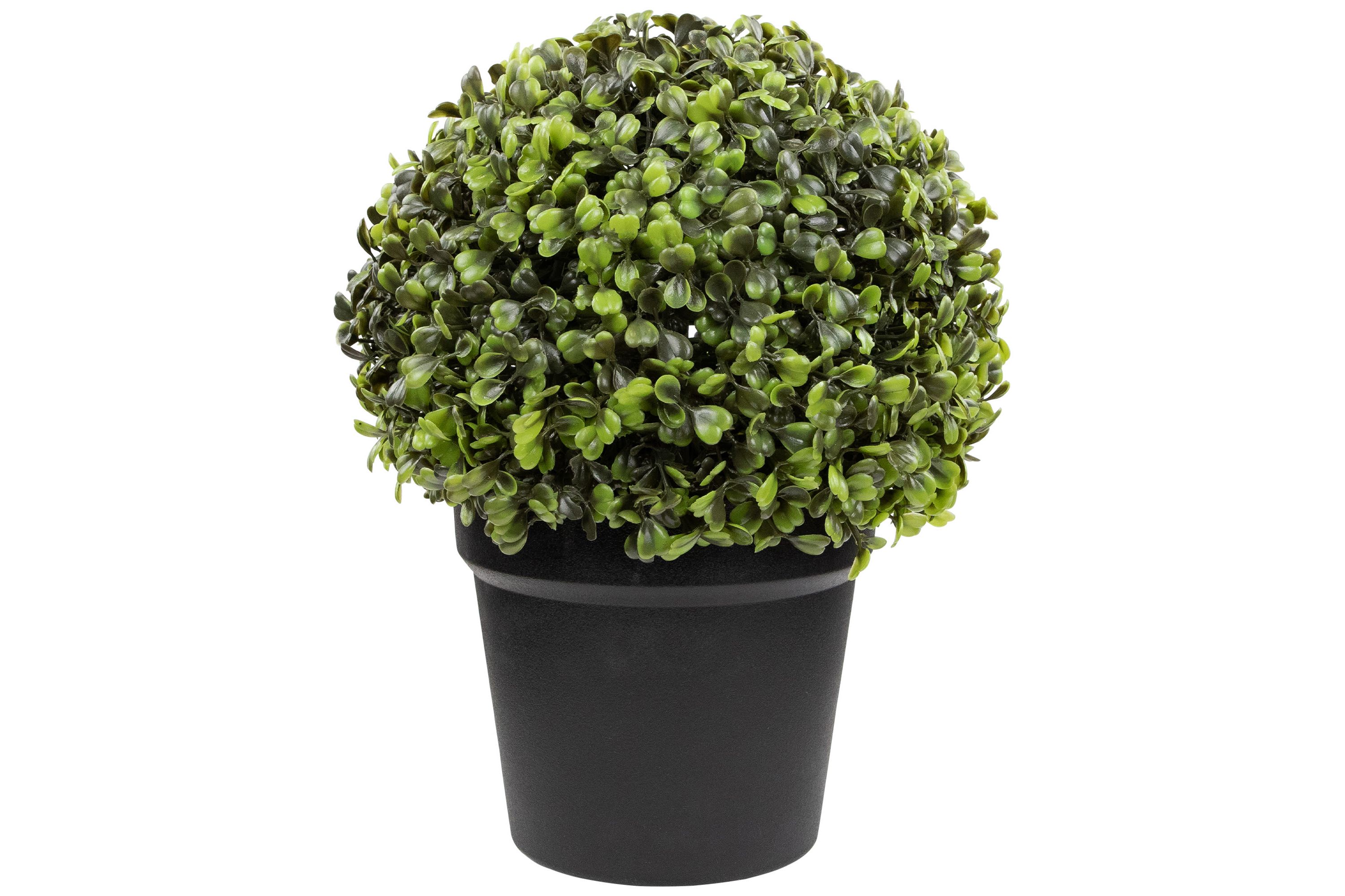 12" Potted Artificial Boxwood Spring Plant