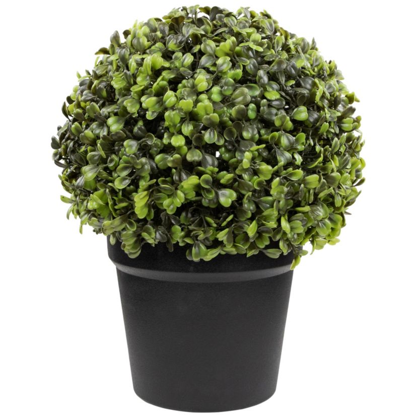 12" Potted Artificial Boxwood Spring Plant