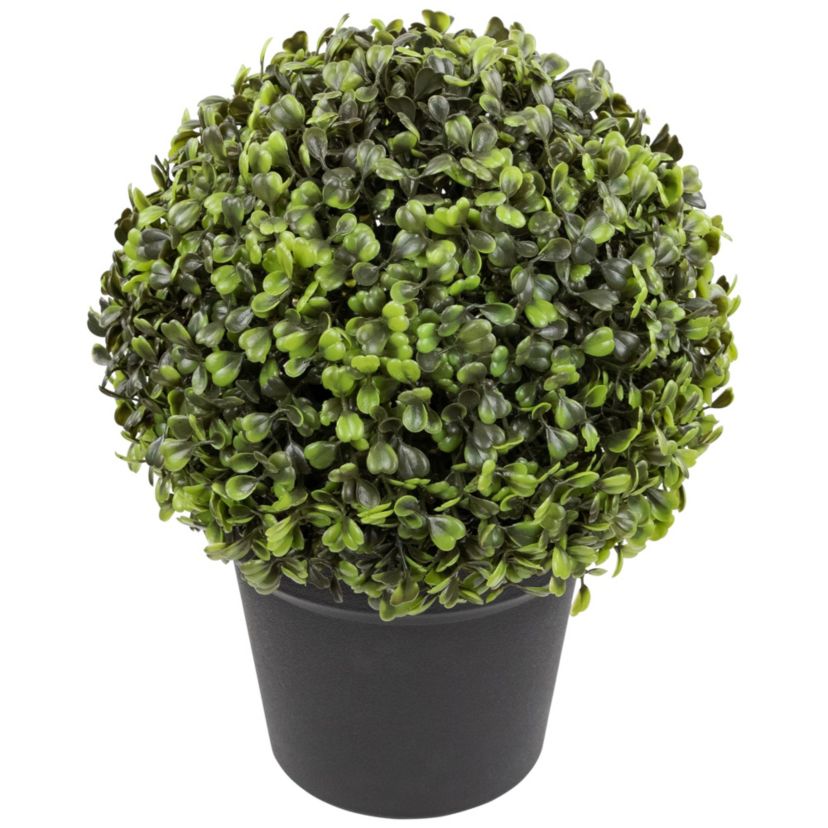 12" Potted Artificial Boxwood Spring Plant