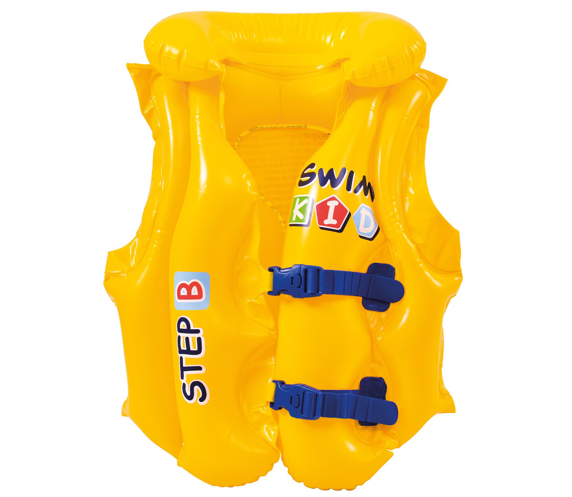 18" Yellow Swim Kid Step B Swimming Pool Training Vest