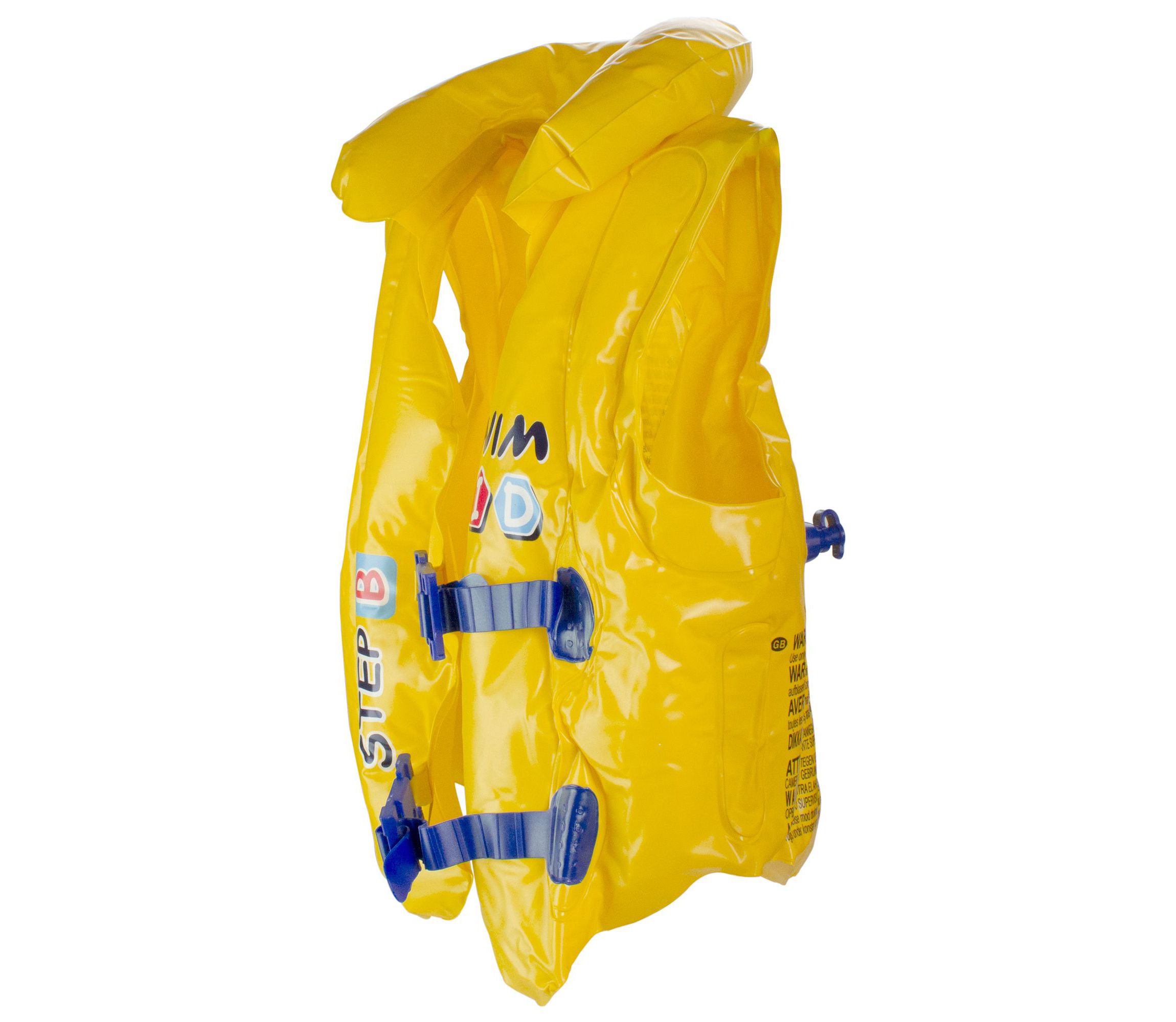 18" Yellow Swim Kid Step B Swimming Pool Training Vest