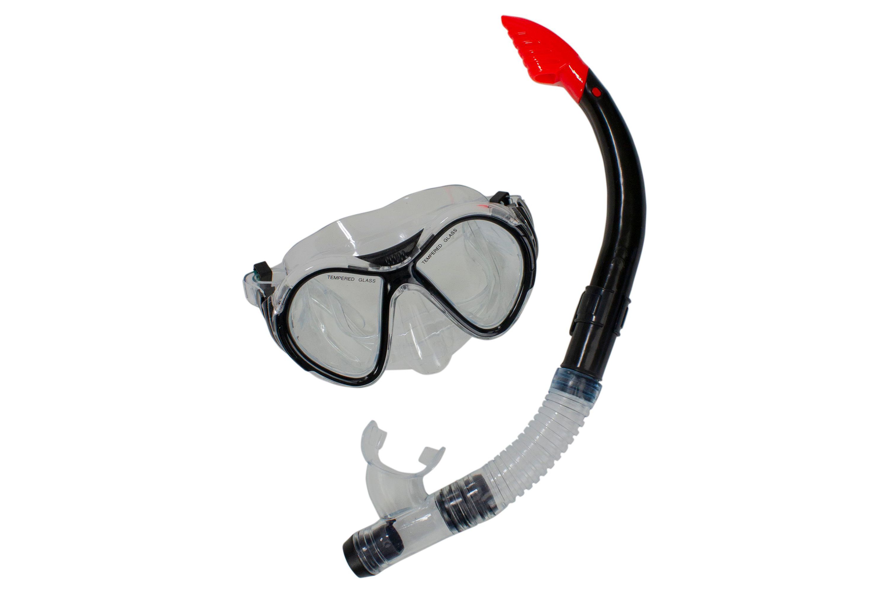 14+ Years - Black Scuba Mask with Snorkel Pool Set