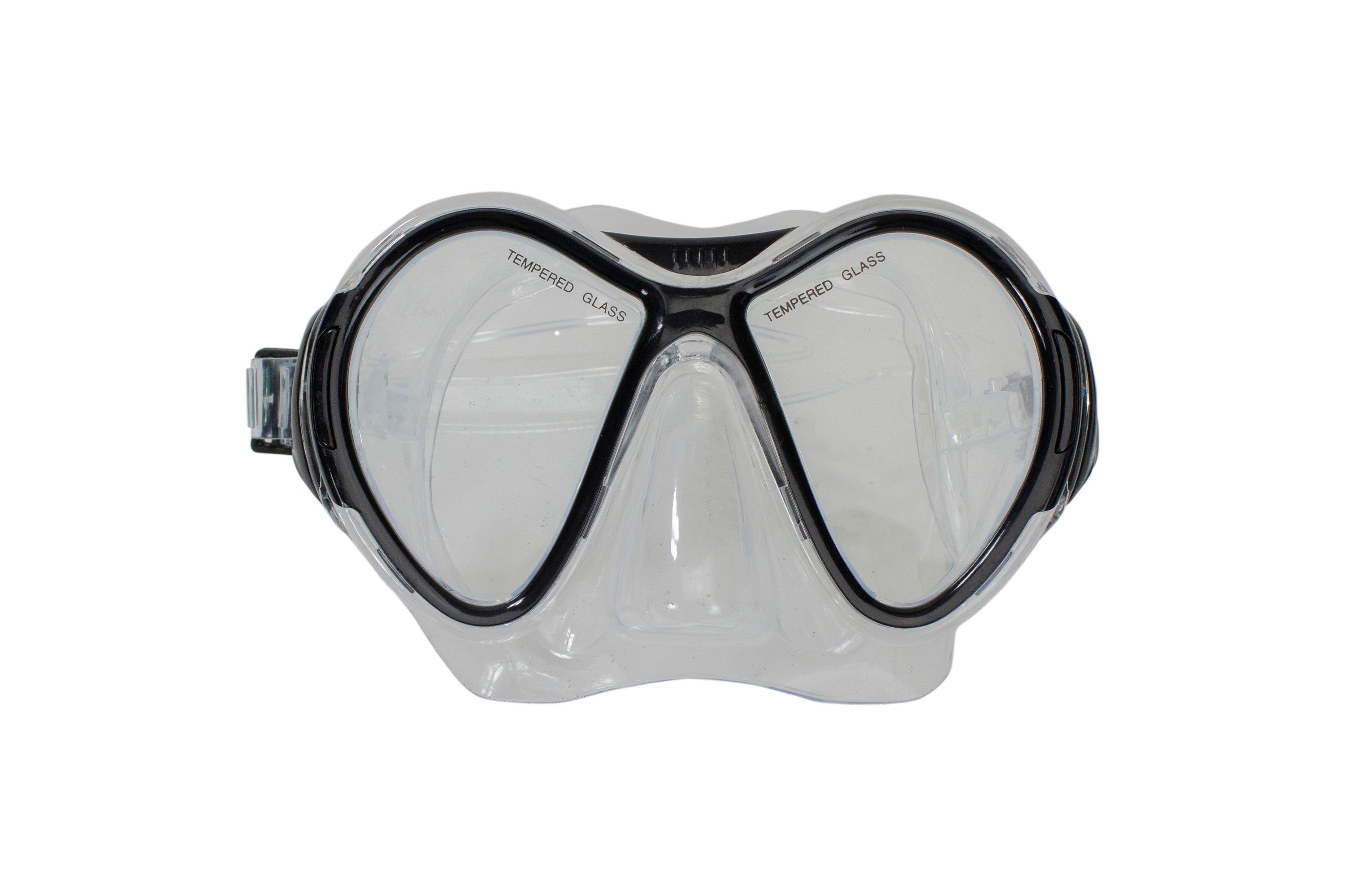 14+ Years - Black Scuba Mask with Snorkel Pool Set
