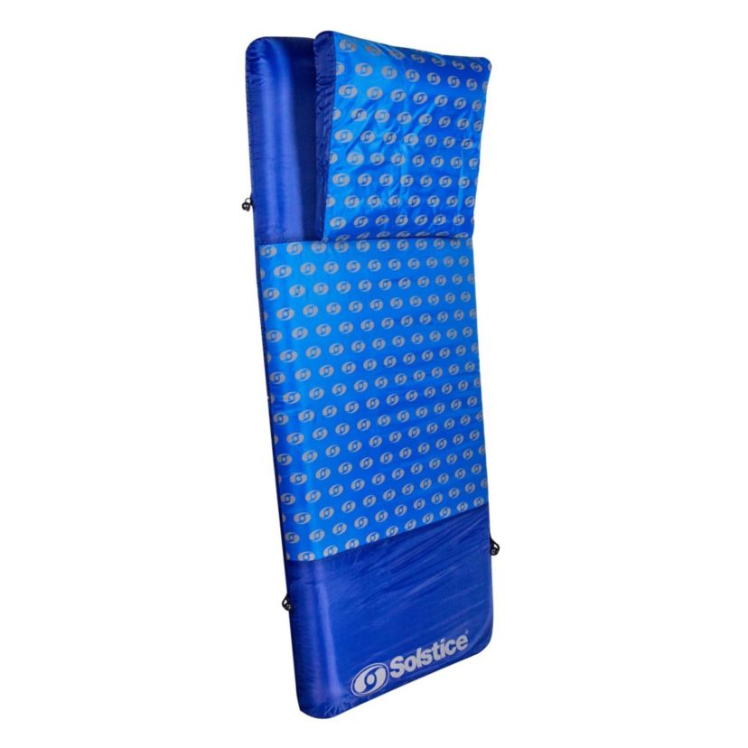 75-Inch Inflatable Blue Swirled Air Mattress Swimming Float