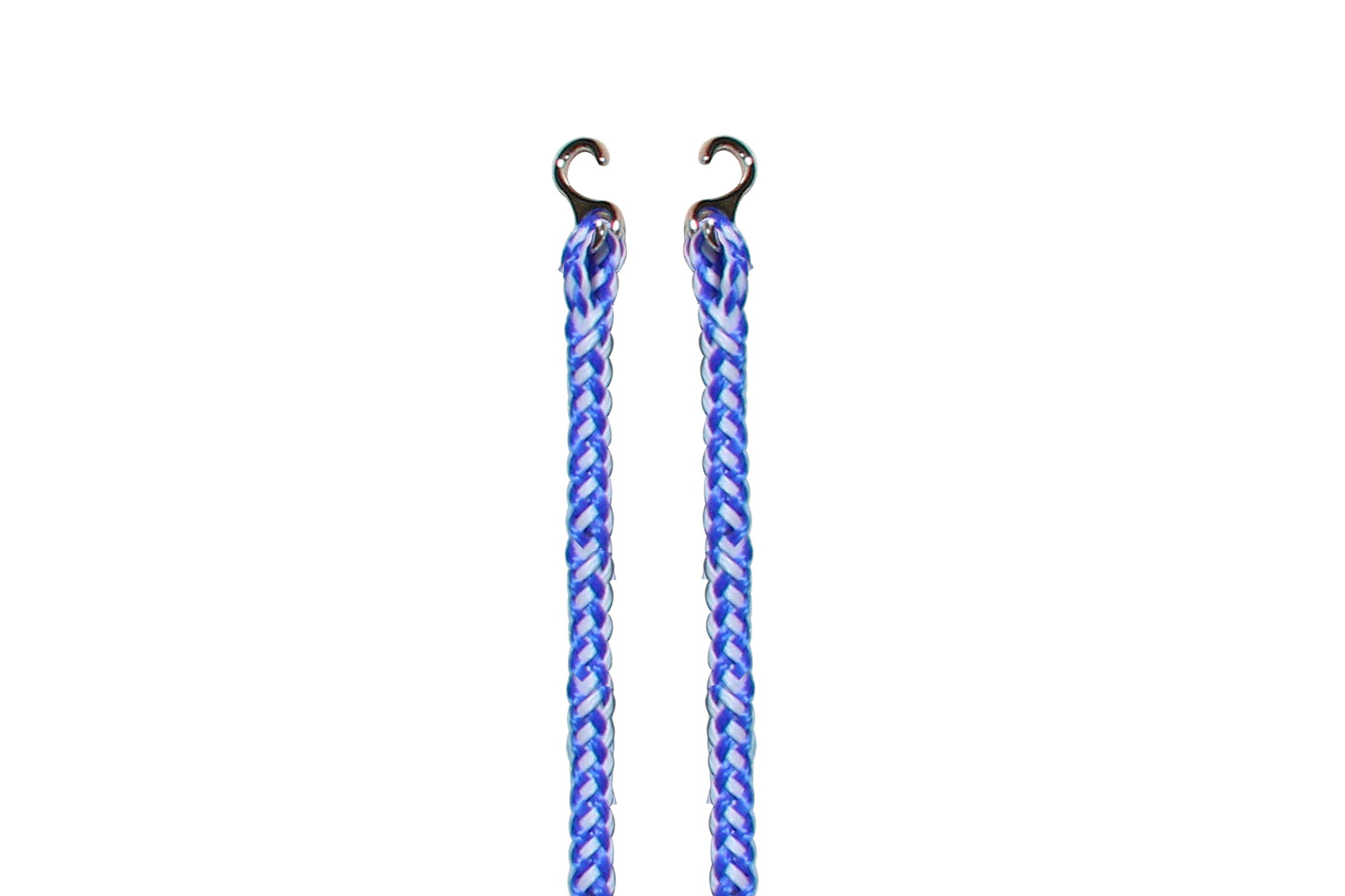 23 Blue and White Swimming Pool Divider and Safety Rope Line with Floats