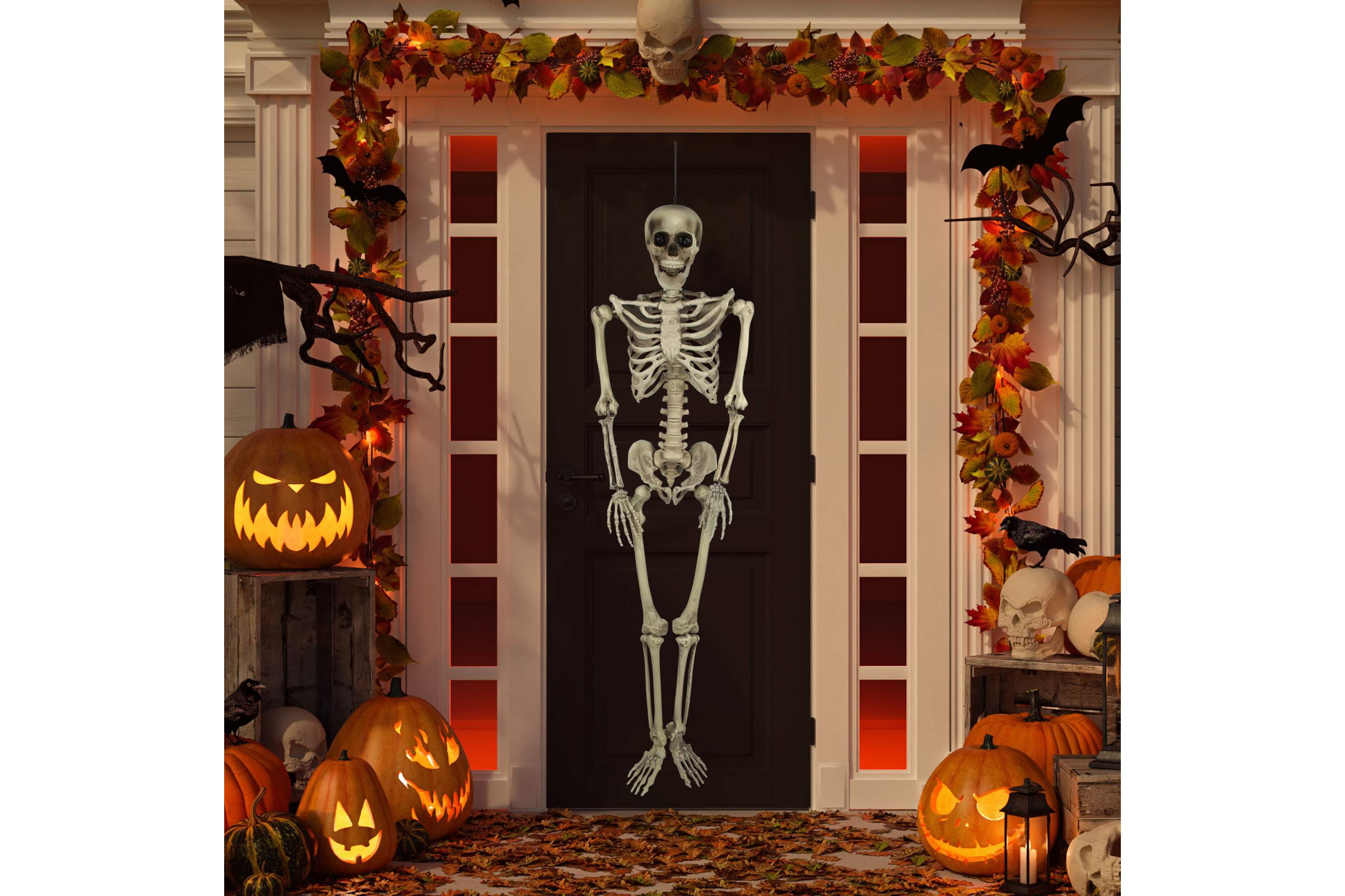Life Size Skeleton Hanging Halloween Decoration - 5