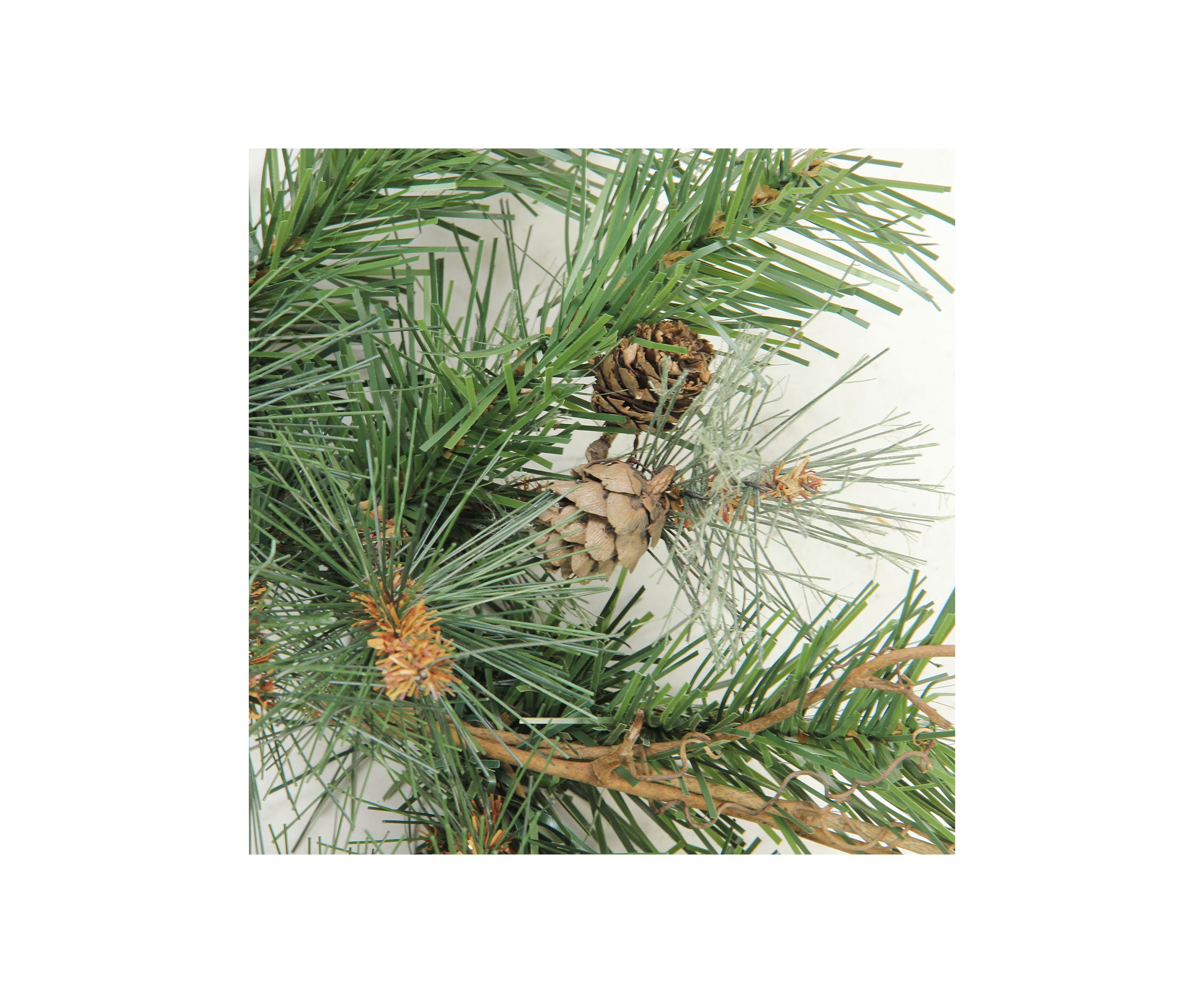 6 x 9Inch Country Mixed Pine Artificial Christmas Garland - Unlit